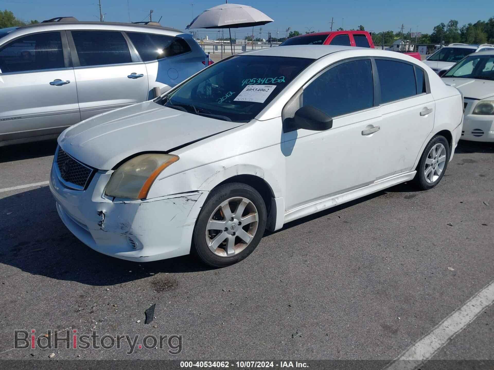 2012 NISSAN SENTRA - VIN: 3N1AB6AP0CL700866 - Фото 2