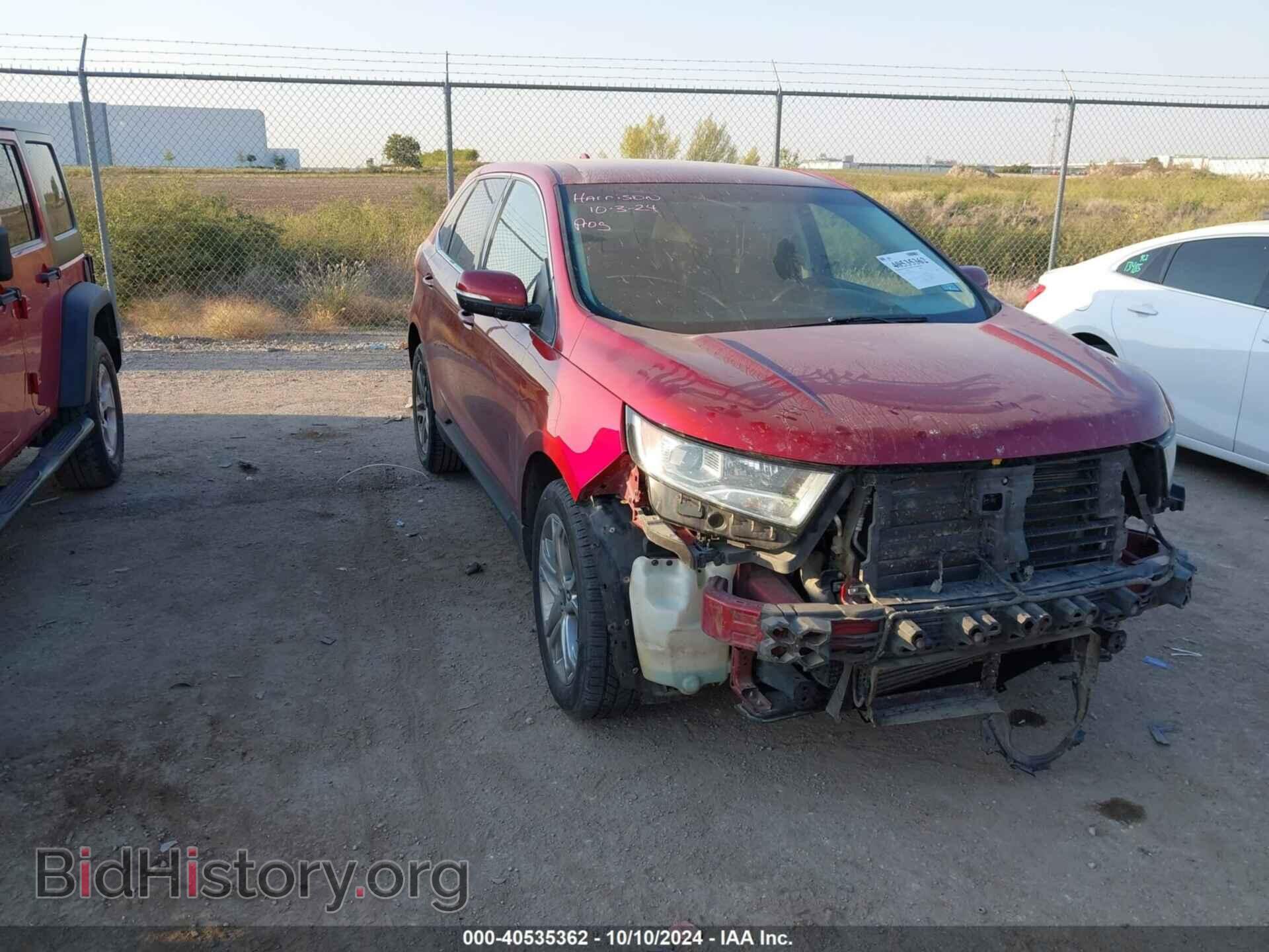 Фотография 2FMPK3K94HBB76111 - FORD EDGE 2017