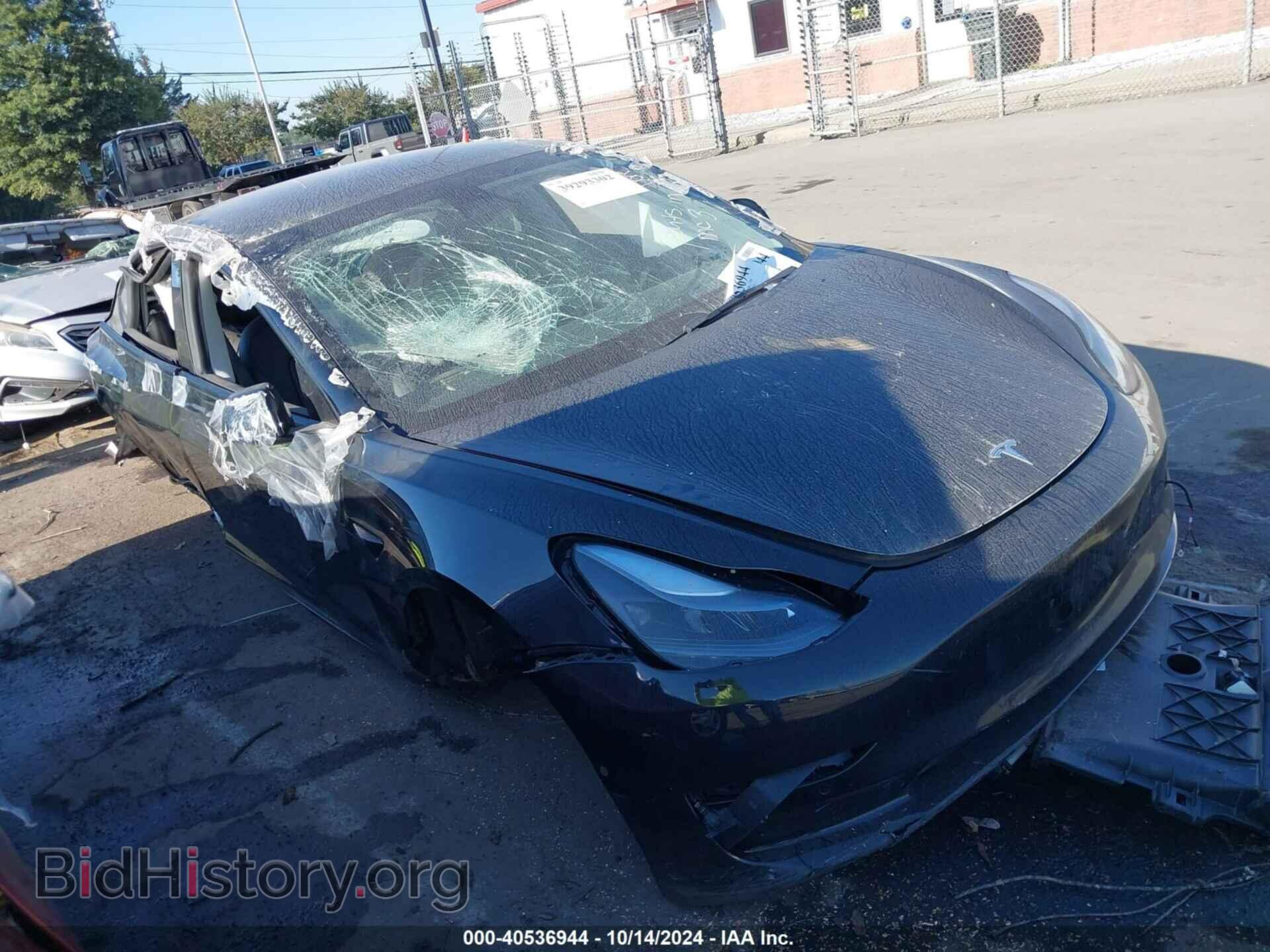 Photo 5YJ3E1EC8NF340187 - TESLA MODEL 3 2022