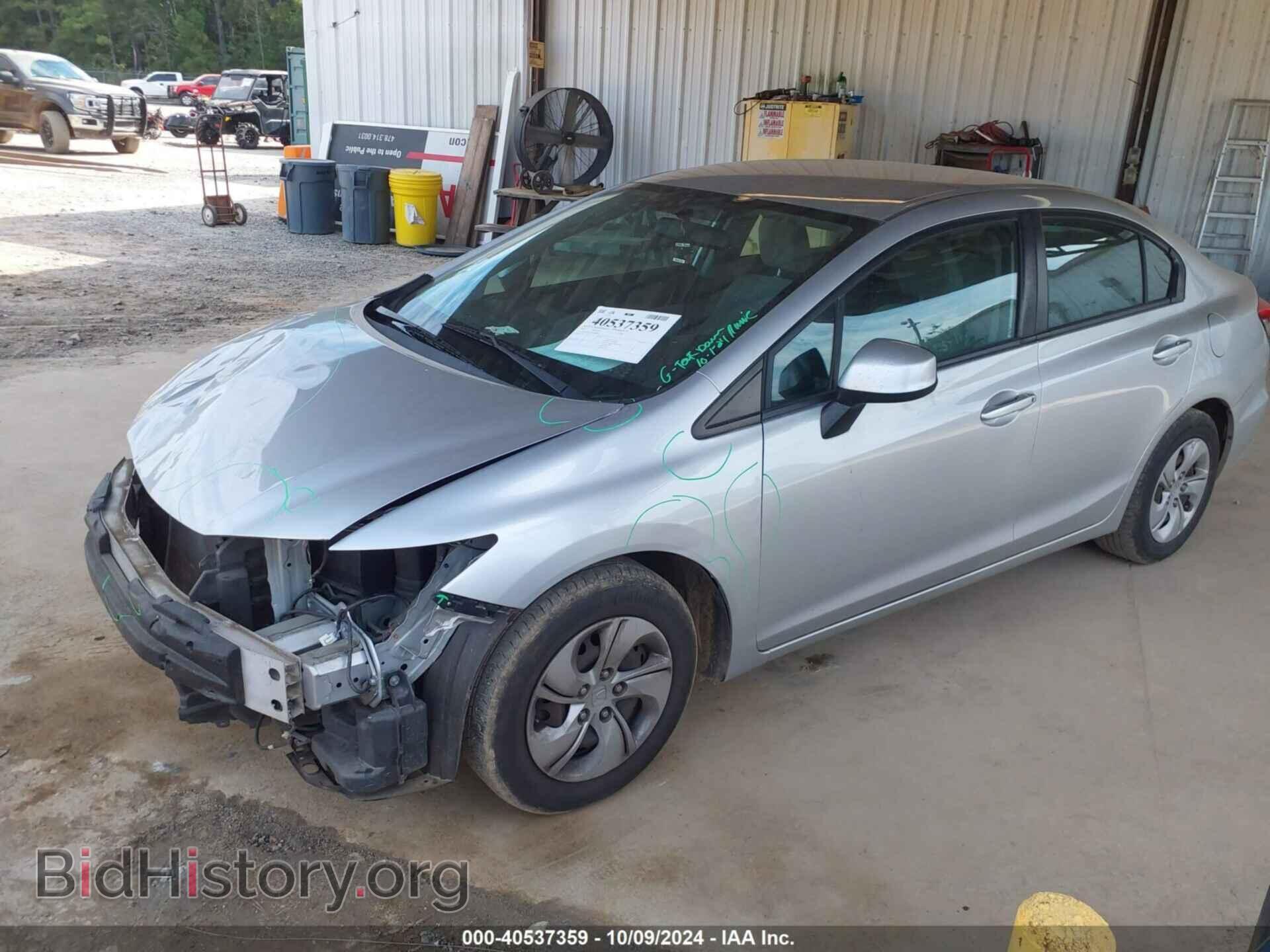 2013 HONDA CIVIC - VIN: 19XFB2F55DE280689 - Фото 2