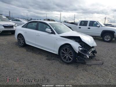 2016 Audi A4 2.0T Premium, white — VIN WAUBFAFLXGN014416, IAAI