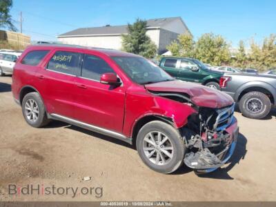 2014 Dodge DURANGO Limited, красный — VIN 1C4RDJDG4EC522385, IAAI
