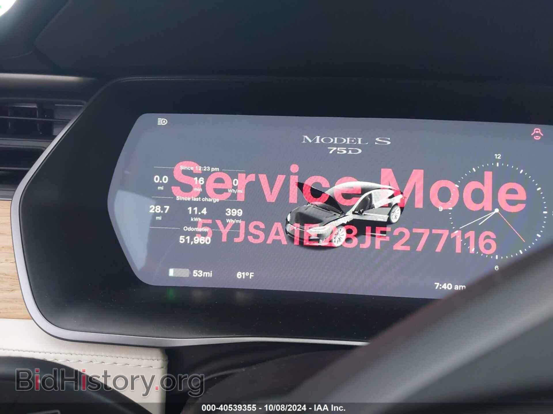 2018 TESLA MODEL S - VIN: 5YJSA1E28JF277116 - Photo 18