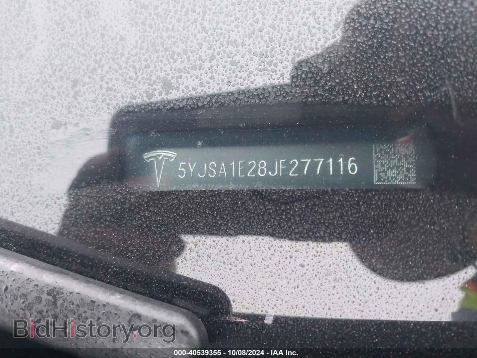 2018 TESLA MODEL S - VIN: 5YJSA1E28JF277116 - Photo 9