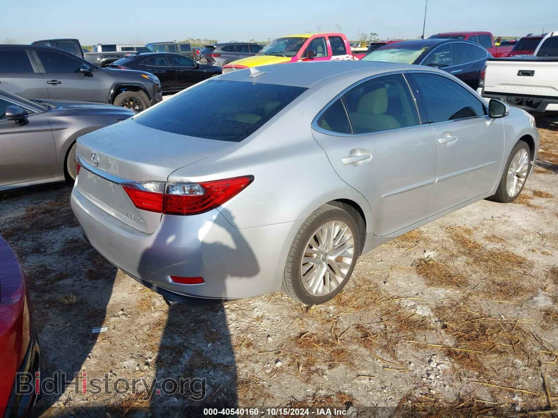 2013 LEXUS ES 350 - VIN: JTHBK1GG2D2041606 - Фото 4