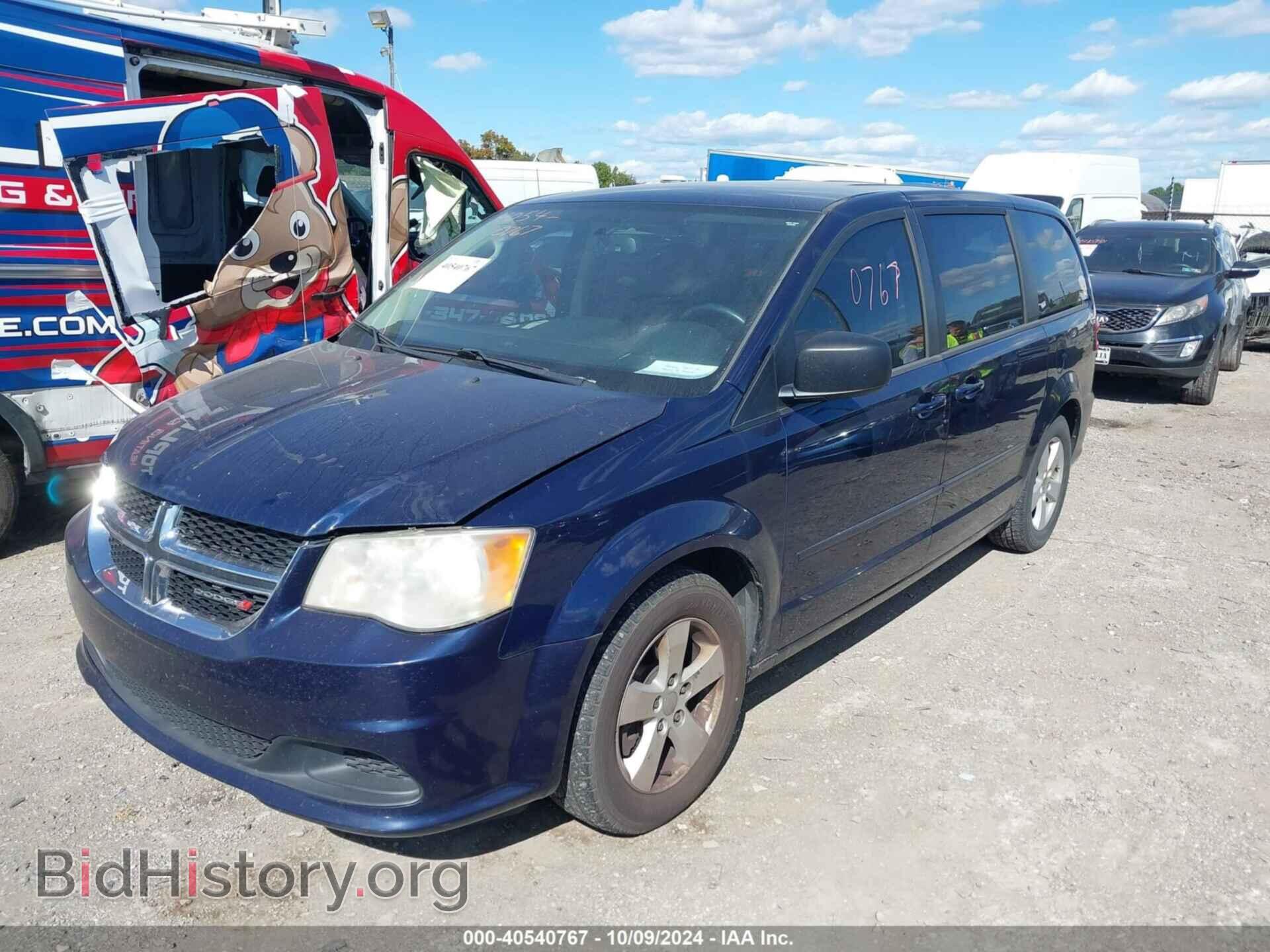 2013 DODGE GRAND CARAVAN - VIN: 2C4RDGBG9DR516609 - Фото 2