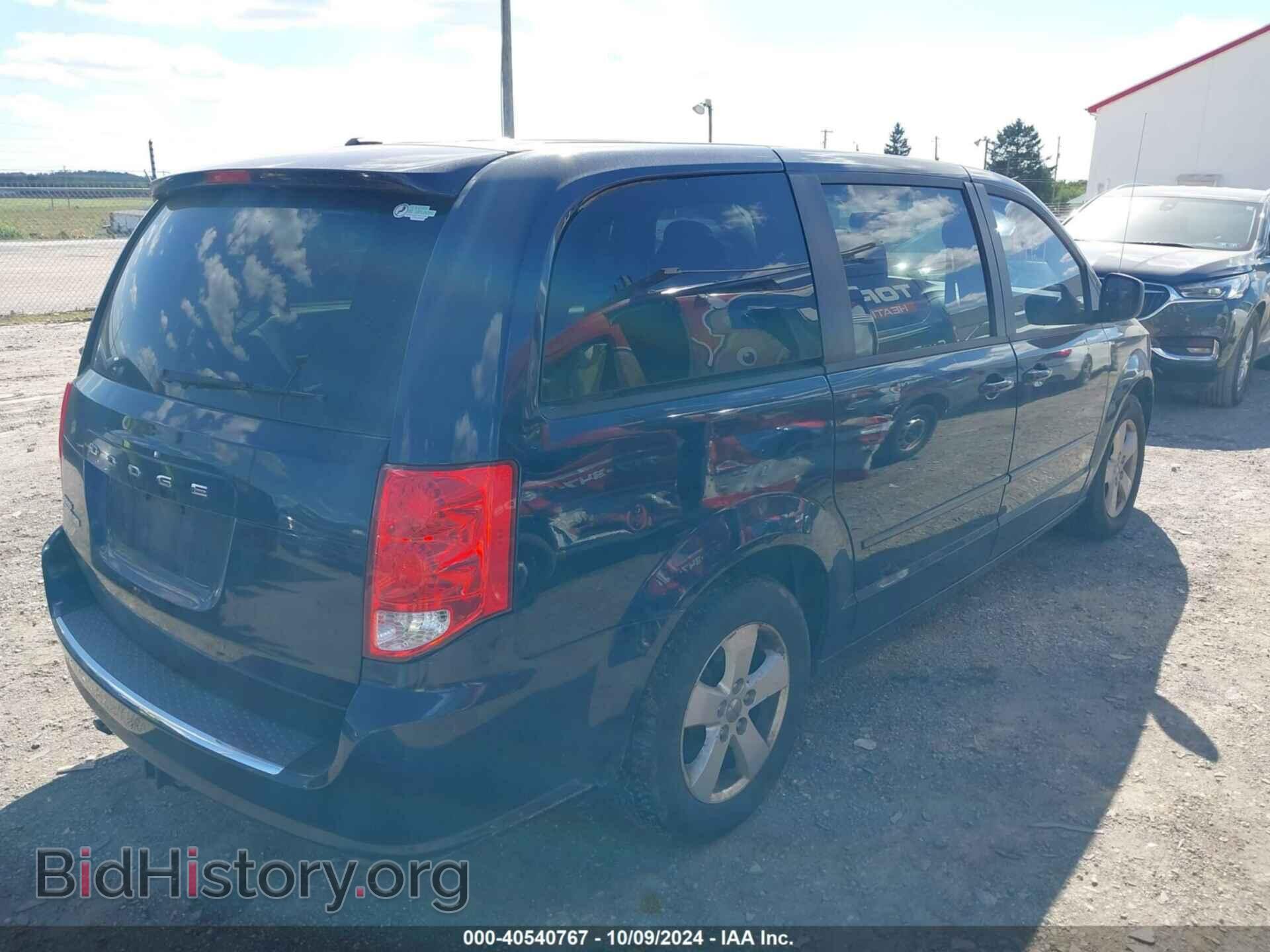 2013 DODGE GRAND CARAVAN - VIN: 2C4RDGBG9DR516609 - Фото 4
