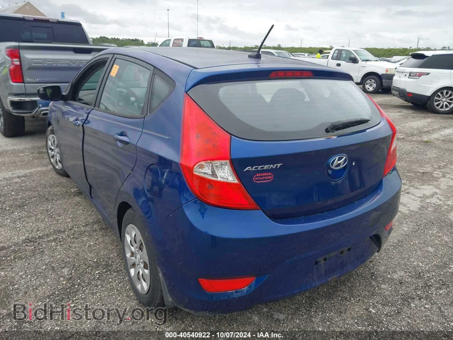 2015 HYUNDAI ACCENT - VIN: KMHCT5AE2FU222676 - Фото 3