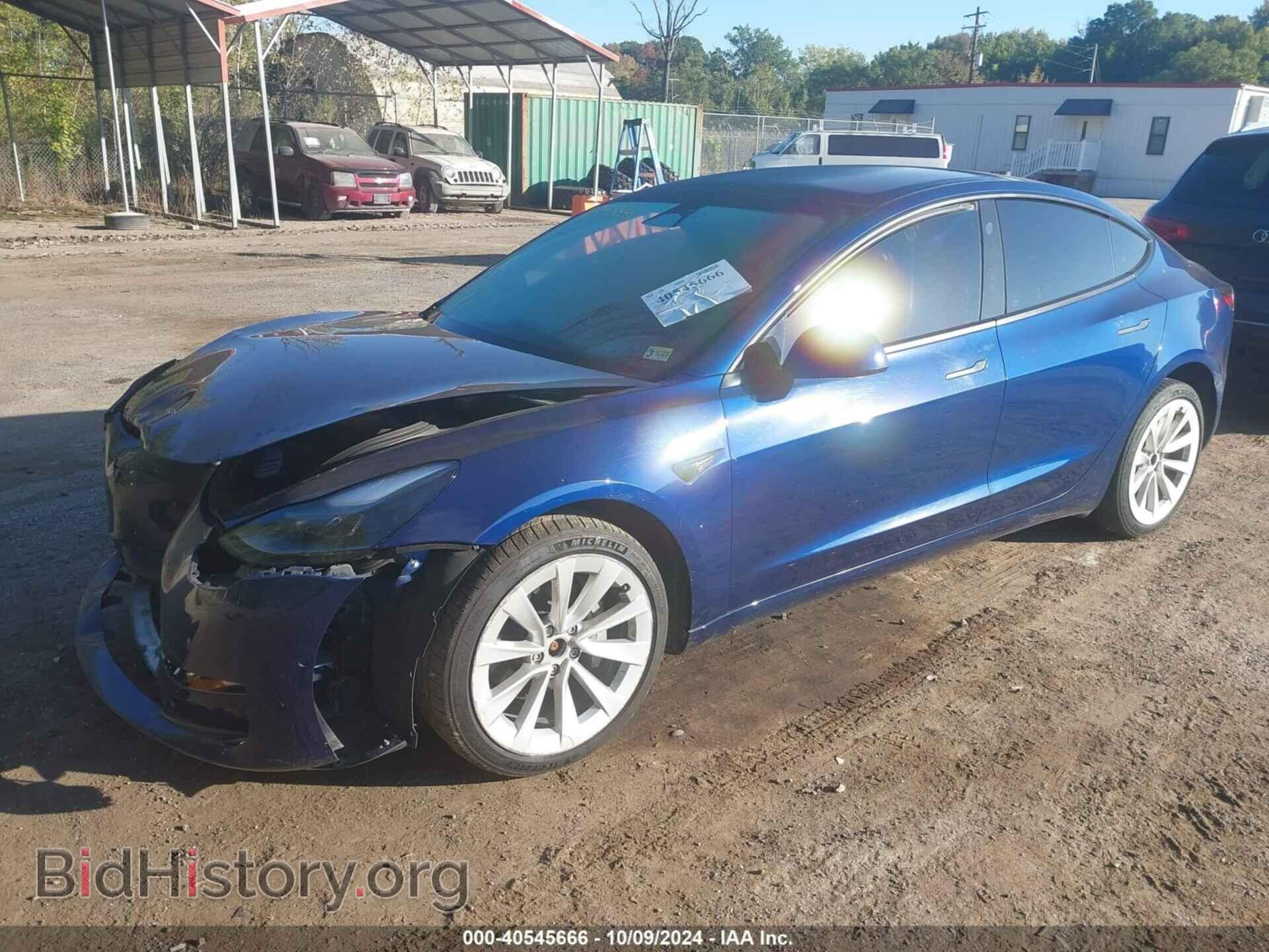 2022 TESLA MODEL 3 - VIN: 5YJ3E1EB7NF289420 - Фото 2