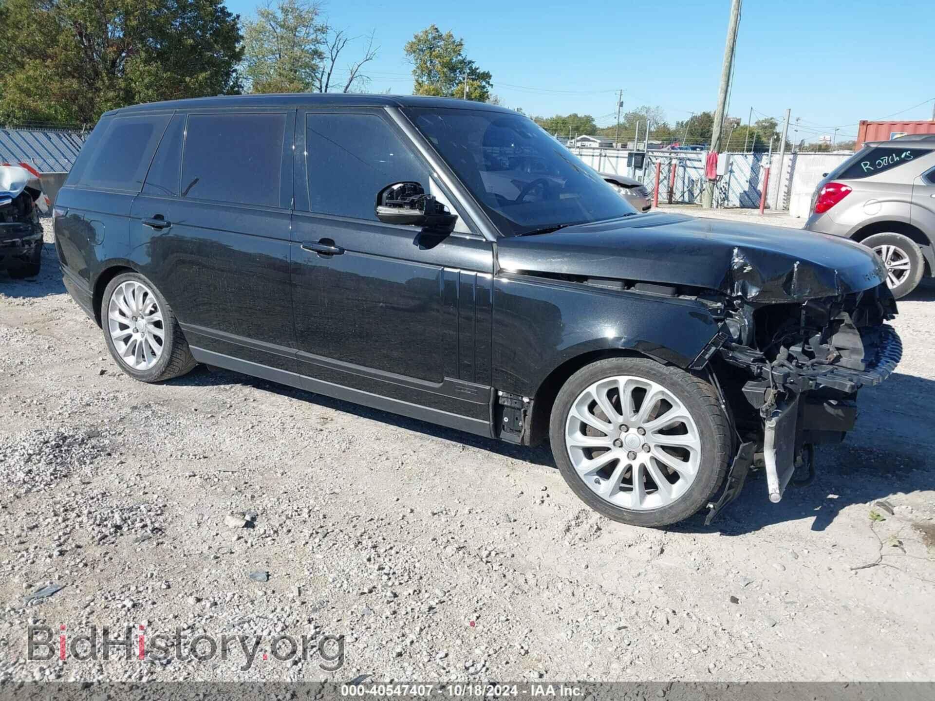 Фотография SALGS3EF9GA262801 - LAND ROVER RANGE ROVER 2016