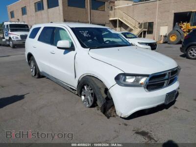 2018 Dodge DURANGO SXT RWD, white — VIN 1C4RDHAG0JC434294, IAAI