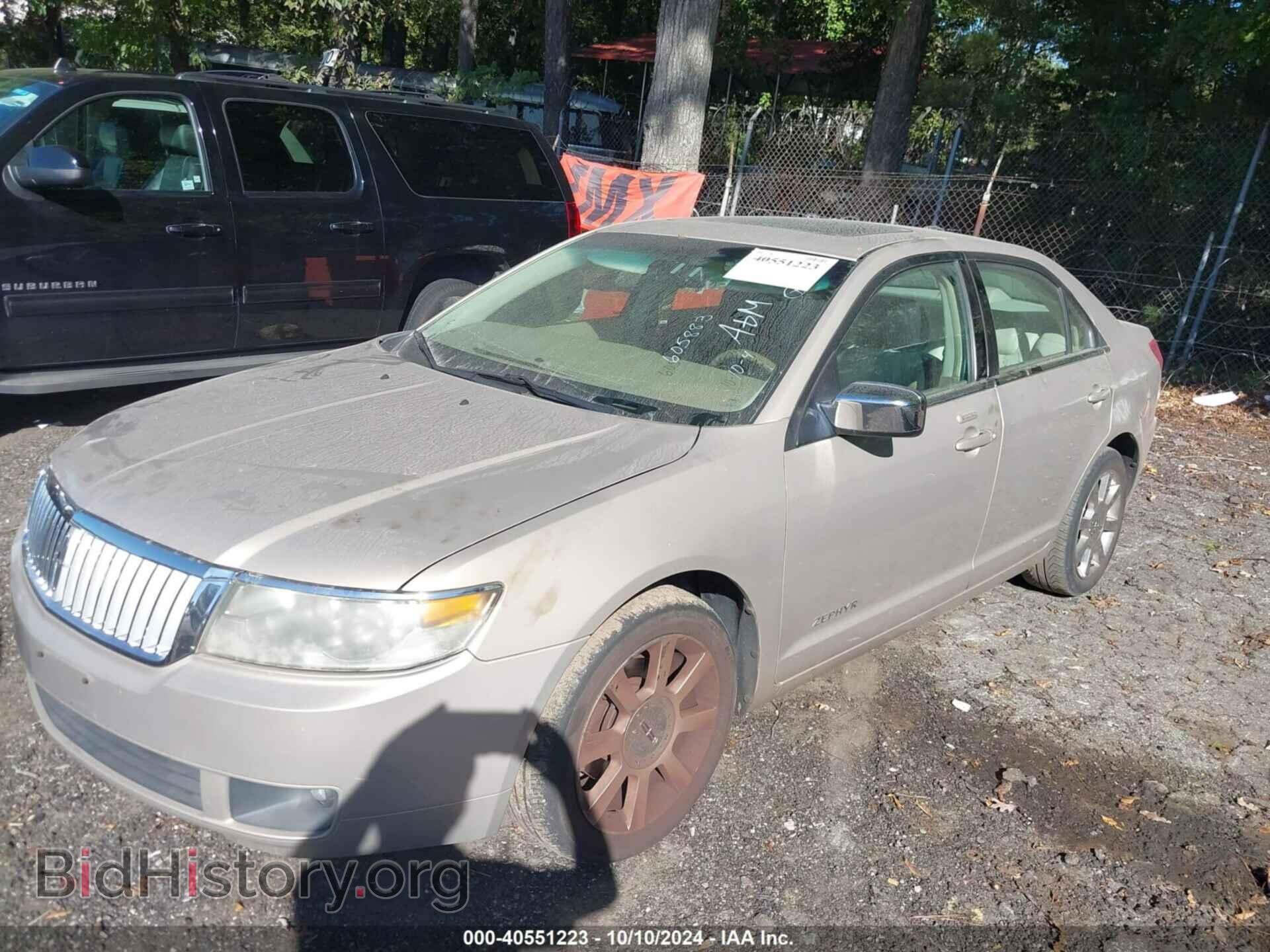 2006 LINCOLN ZEPHYR - VIN: 3LNHM26176R605883 - Фото 2