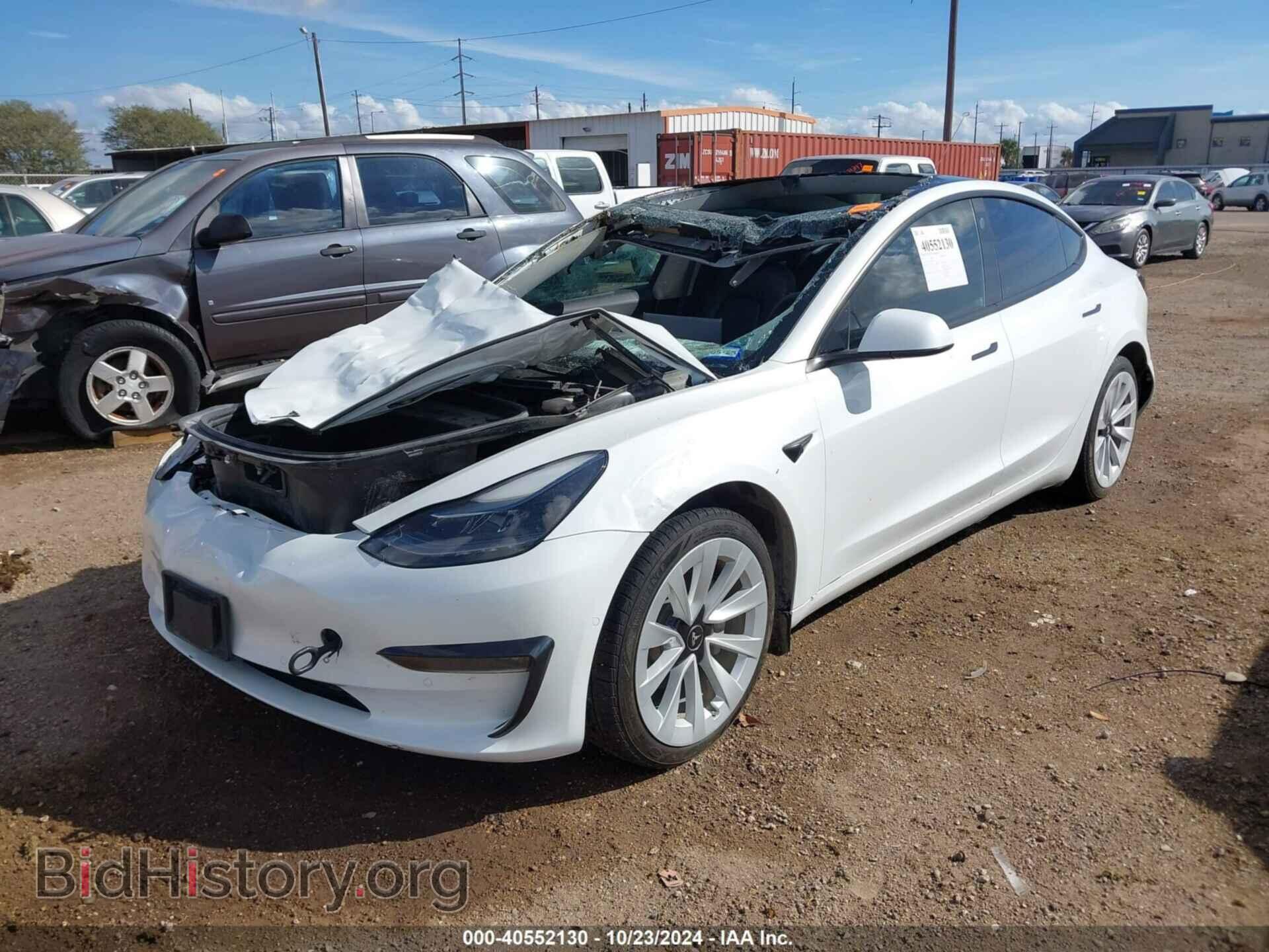 2022 TESLA MODEL 3 - VIN: 5YJ3E1EB2NF246703 - Фото 2