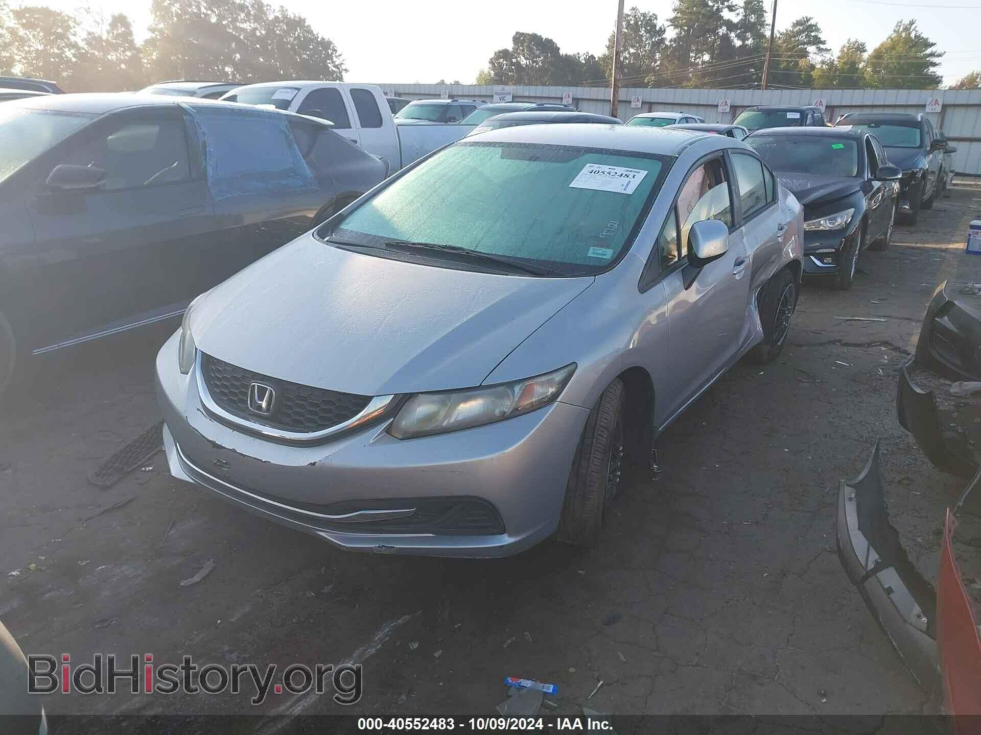 2013 HONDA CIVIC - VIN: 19XFB2F52DE009721 - Фото 2
