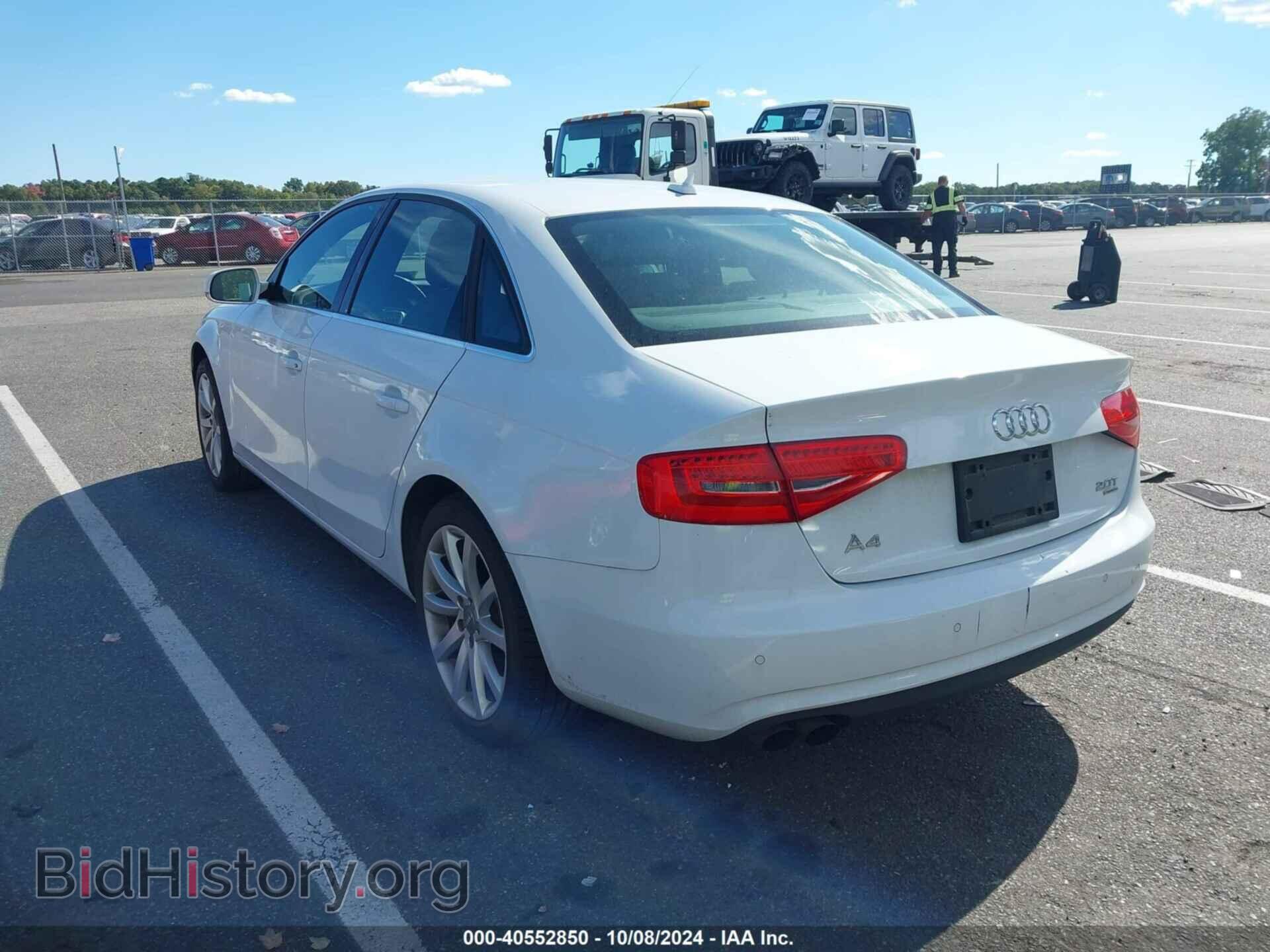 2013 AUDI A4 - VIN: WAUHFAFL3DN037834 - Фото 3