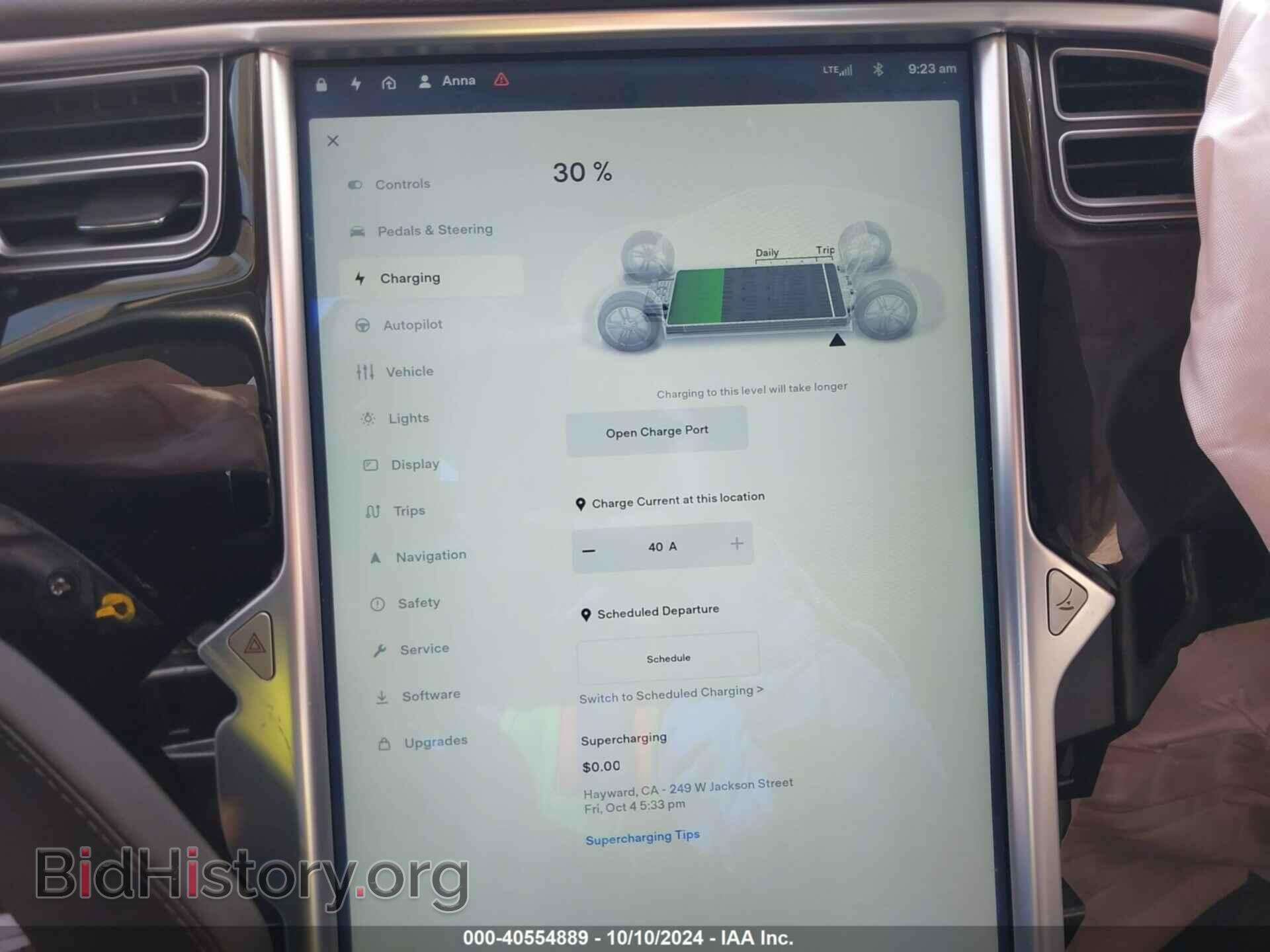 2015 TESLA MODEL S - VIN: 5YJSA1S28FF095010 - Фото 18