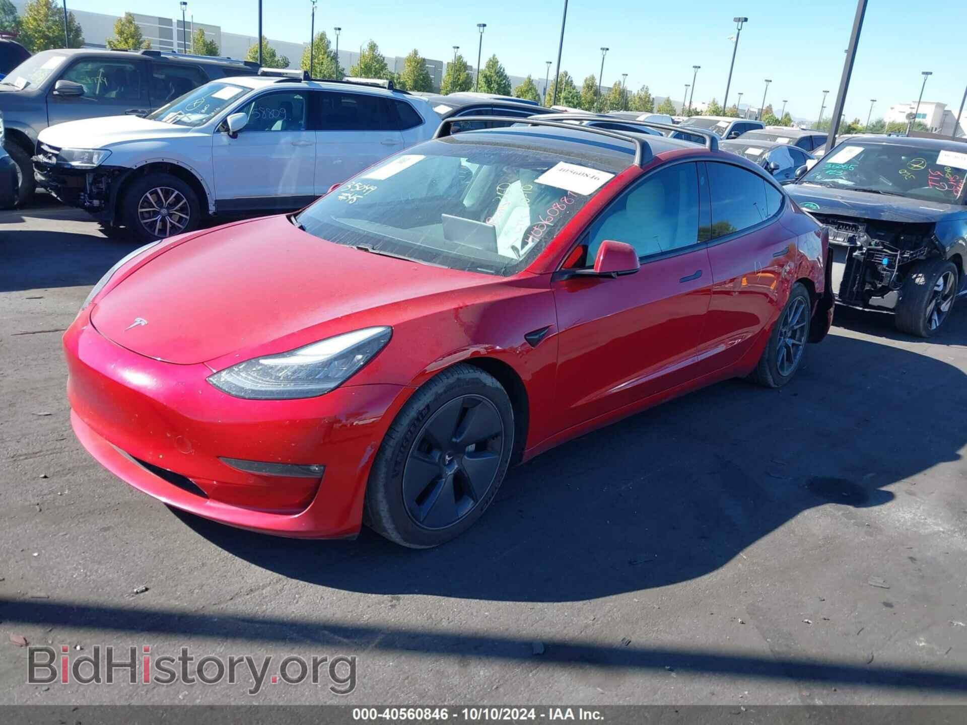 2021 TESLA MODEL 3 - VIN: 5YJ3E1EB1MF860107 - Фото 2