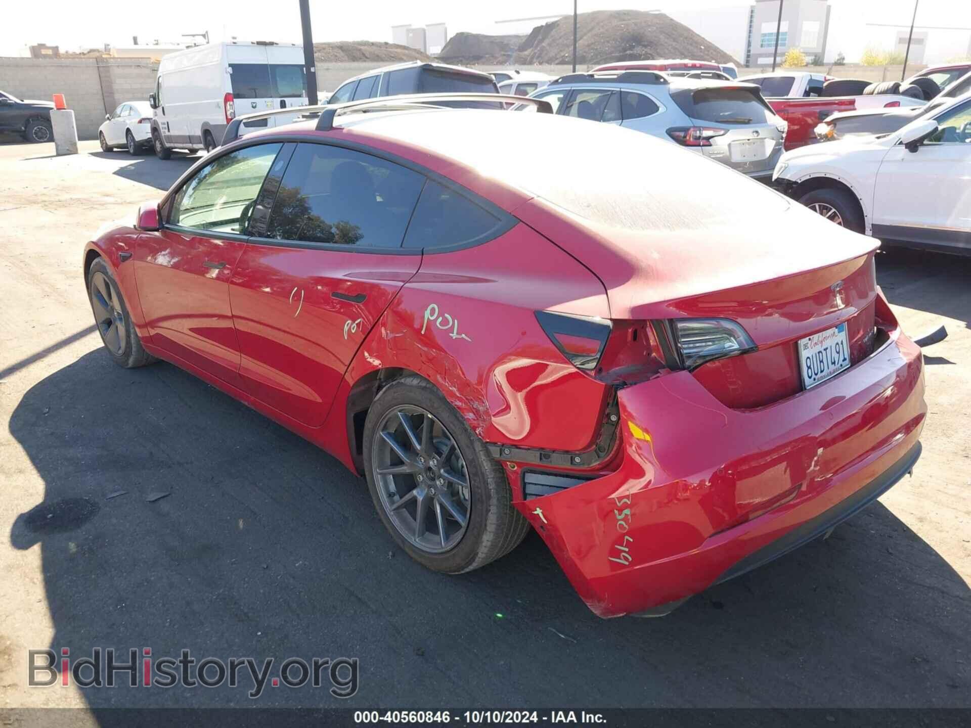 2021 TESLA MODEL 3 - VIN: 5YJ3E1EB1MF860107 - Фото 3