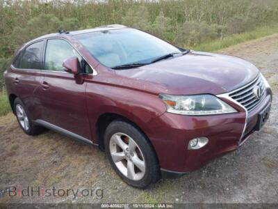 2015 Lexus RX 350, бордовый — VIN 2T2BK1BA8FC312107, IAAI