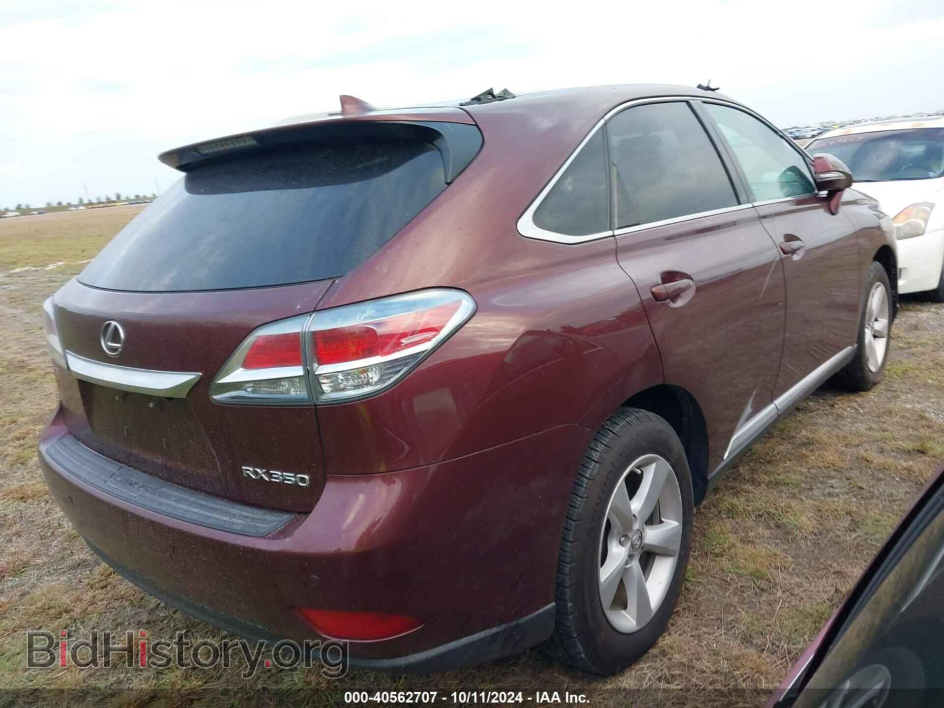2015 LEXUS RX 350 - VIN: 2T2BK1BA8FC312107 - Фото 4