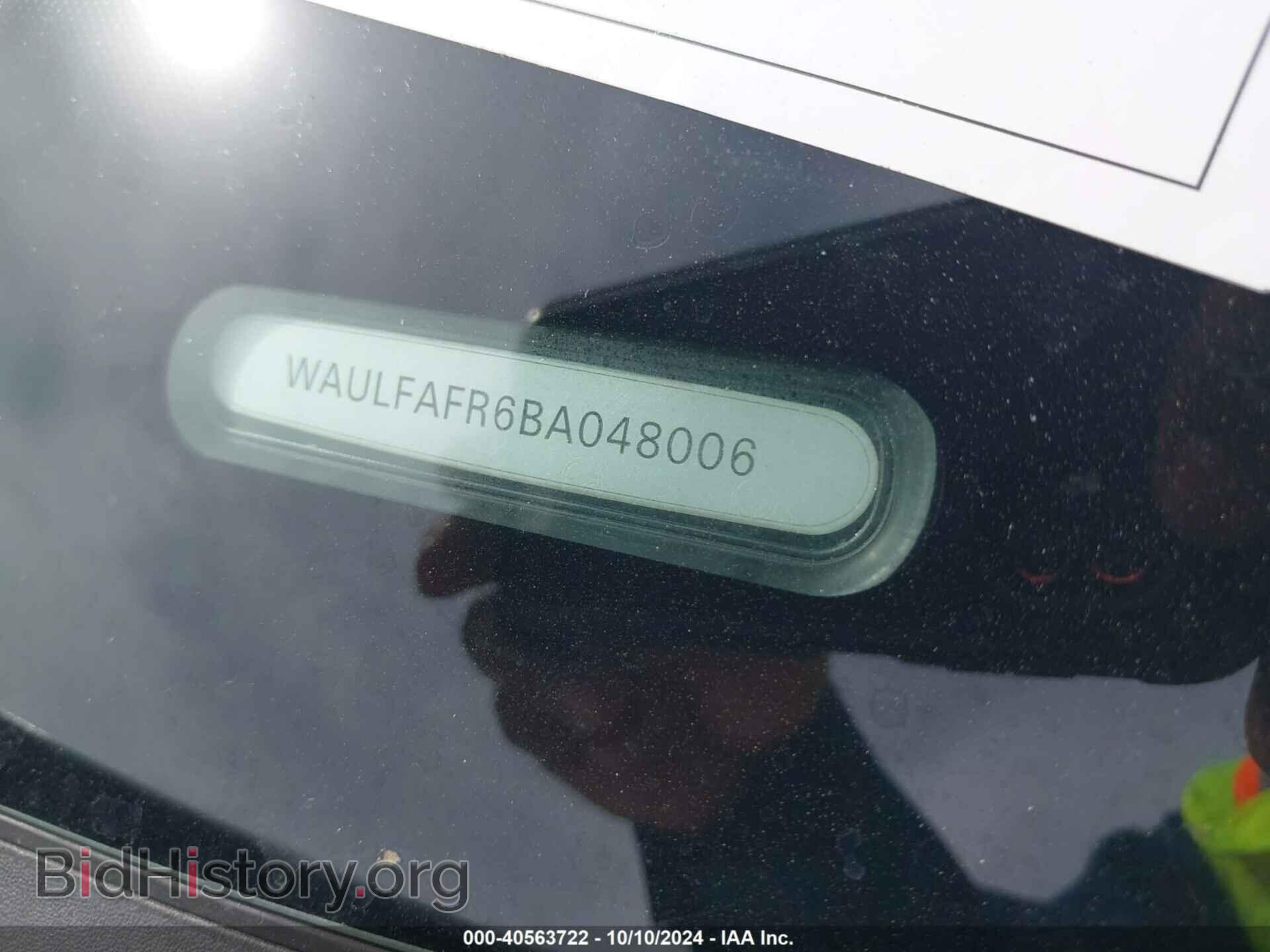 2011 AUDI A5 - VIN: WAULFAFR6BA048006 - Фото 9