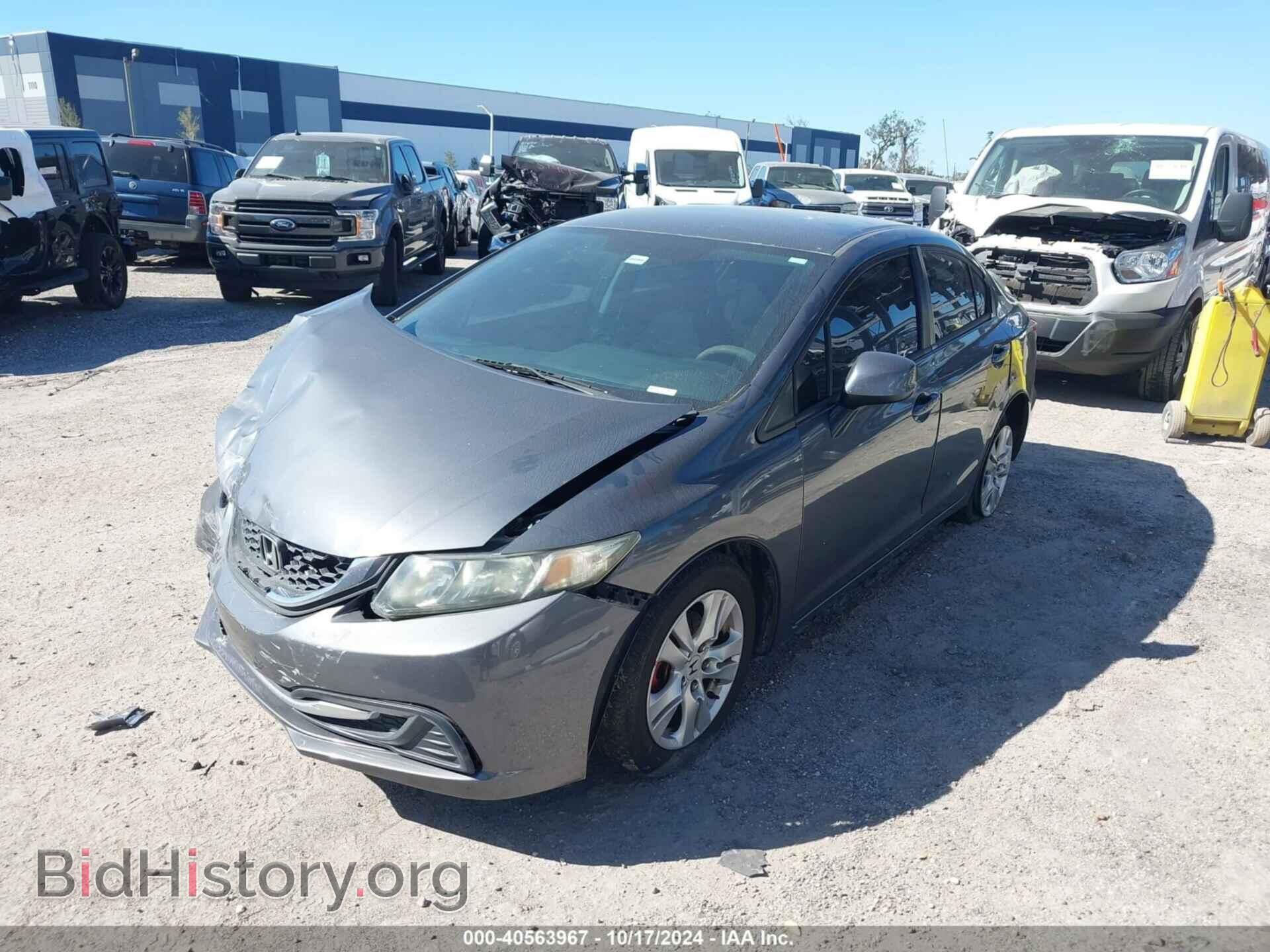 2013 HONDA CIVIC - VIN: 19XFB2F56DE056086 - Фото 2