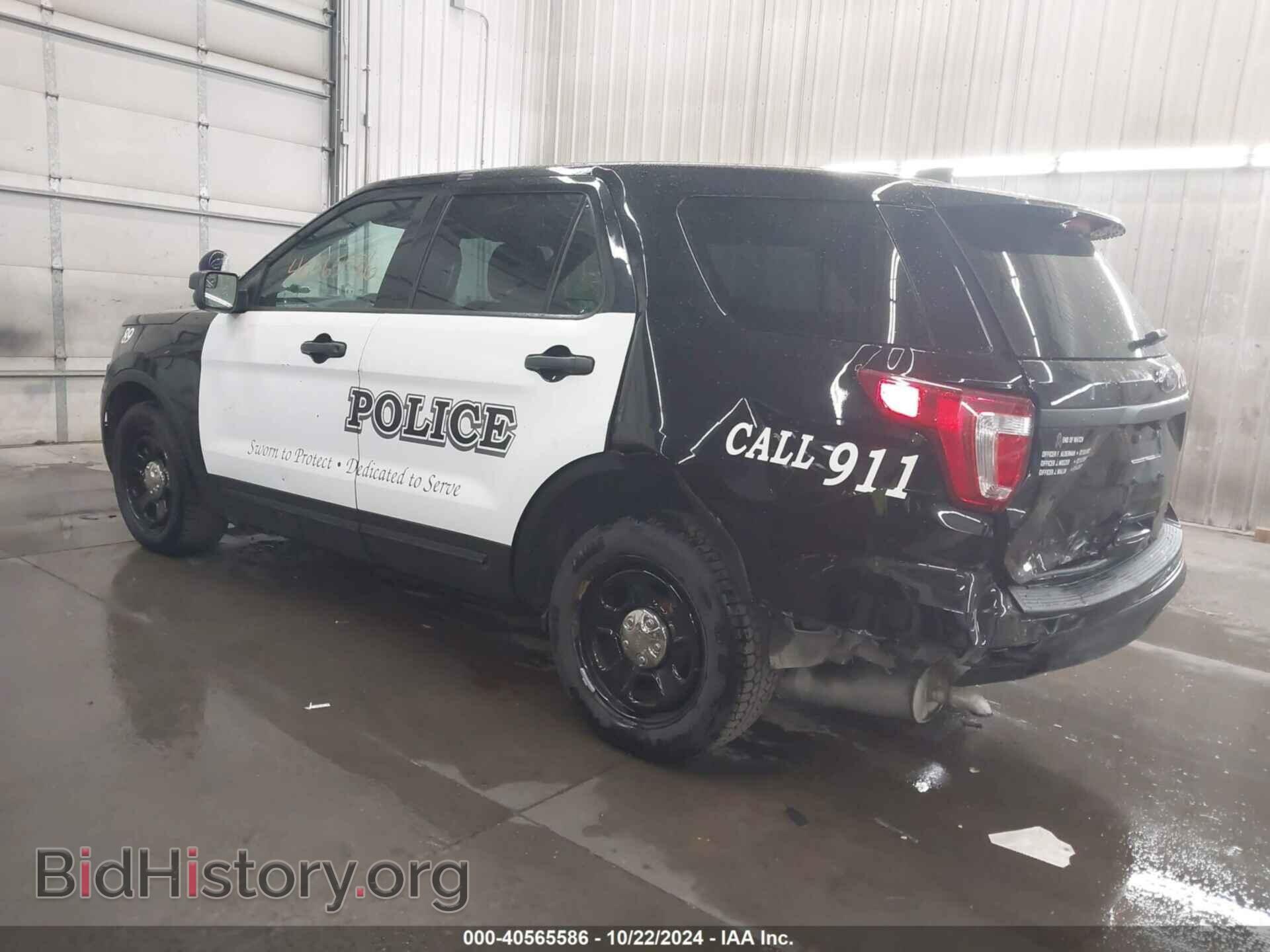 2018 FORD POLICE INTERCEPTOR UTILITY - VIN: 1FM5K8AR8JGB12450 - Photo 3
