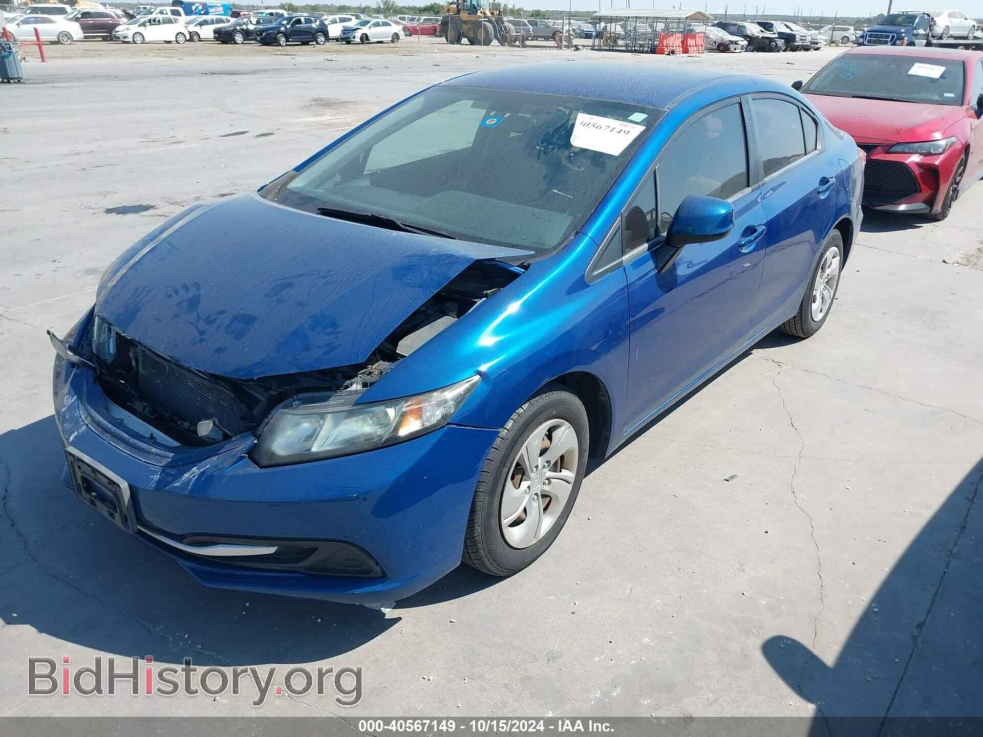 2013 HONDA CIVIC - VIN: 19XFB2E5XDE093269 - Фото 2