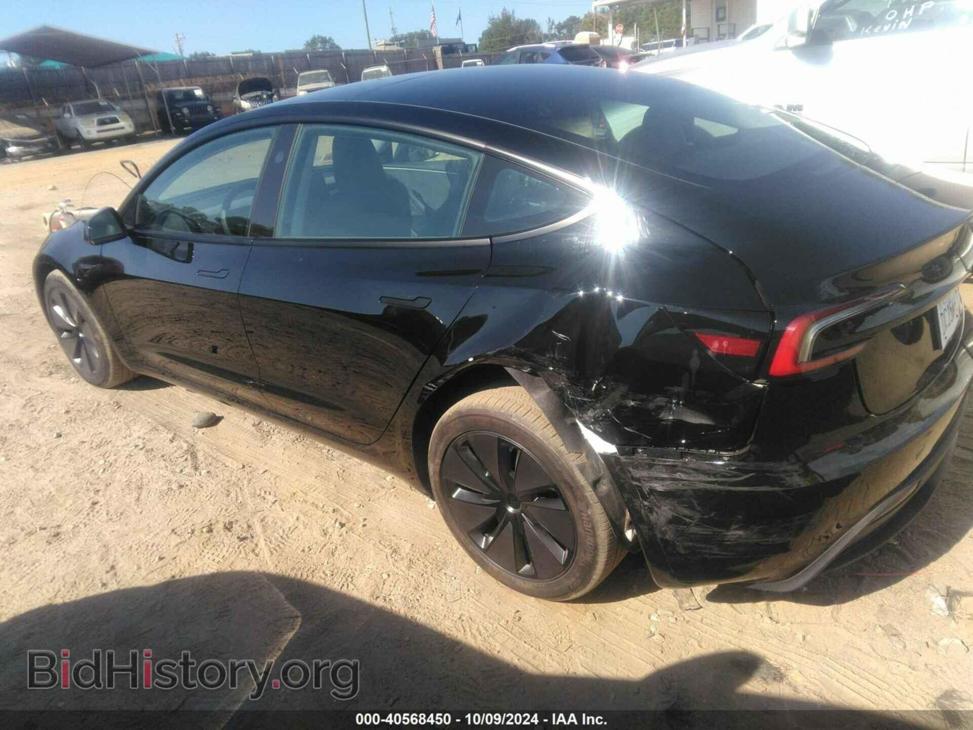 2024 TESLA MODEL 3 - VIN: 5YJ3E1EB5RF734176 - Фото 3