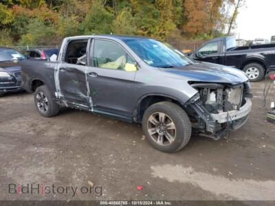2017 Honda RIDGELINE RTL-T, серый — VIN 5FPYK3F65HB008948, IAAI
