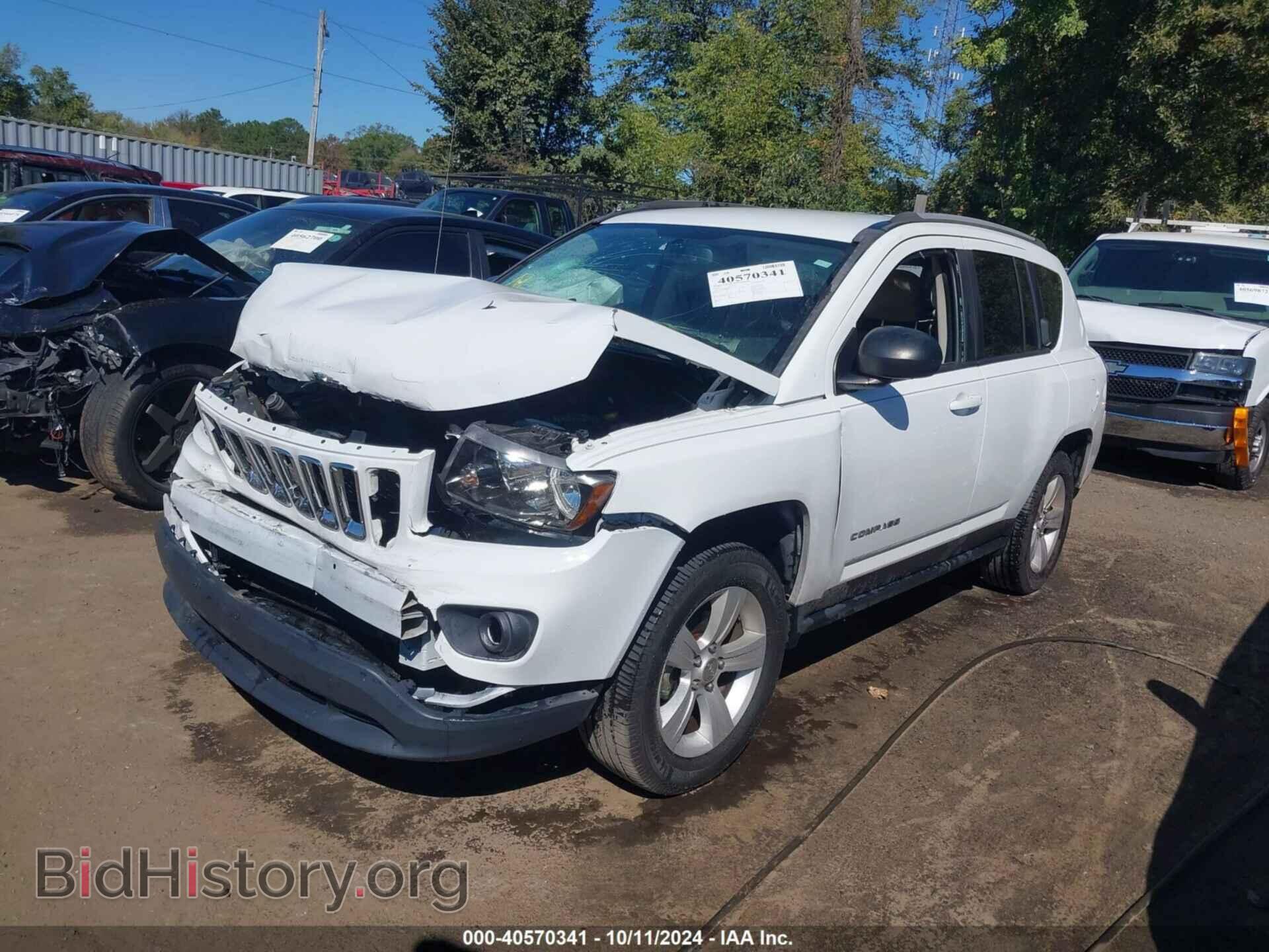 2016 JEEP COMPASS - VIN: 1C4NJDBB2GD724719 - Фото 2