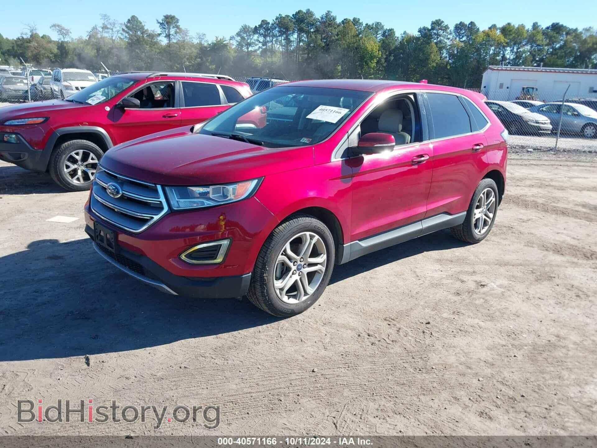 2016 FORD EDGE - VIN: 2FMPK3K95GBB93501 - Фото 2