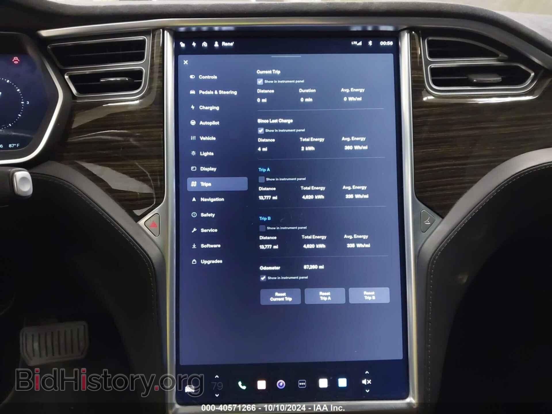 2015 TESLA MODEL S - VIN: 5YJSA1E2XFF110683 - Фото 7