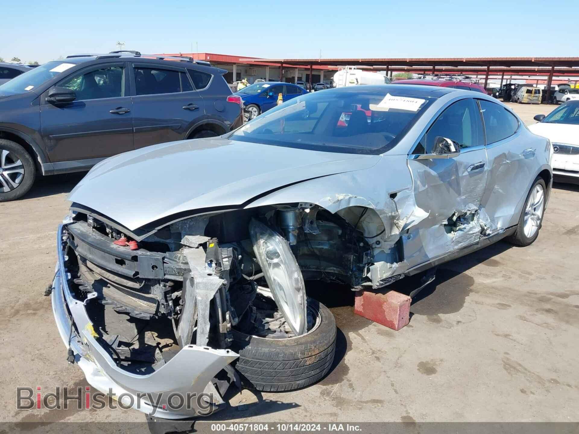 2014 TESLA MODEL S - VIN: 5YJSA1H15EFP46512 - Photo 2