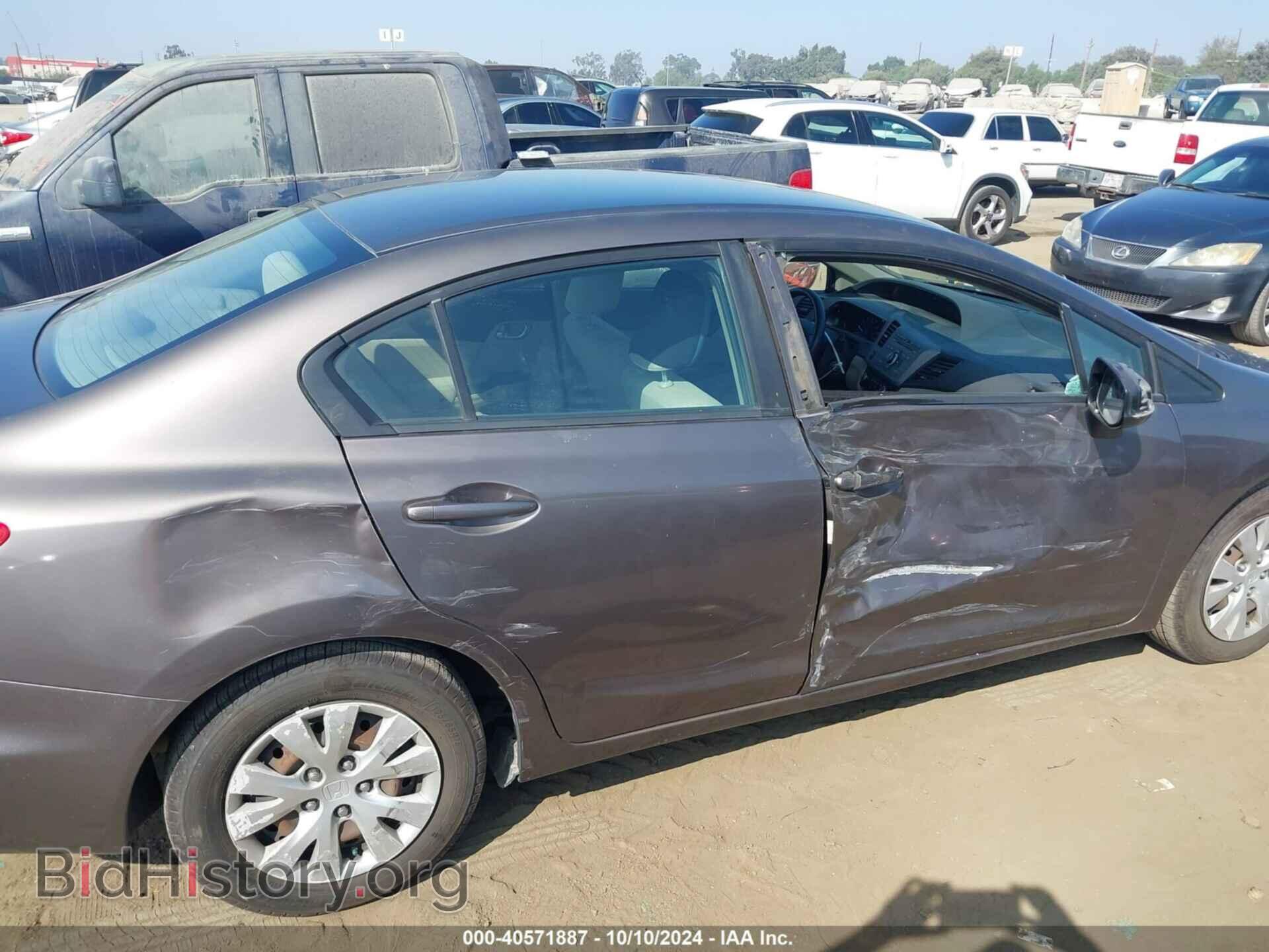 2012 HONDA CIVIC - VIN: 2HGFB2F55CH604759 - Фото 6