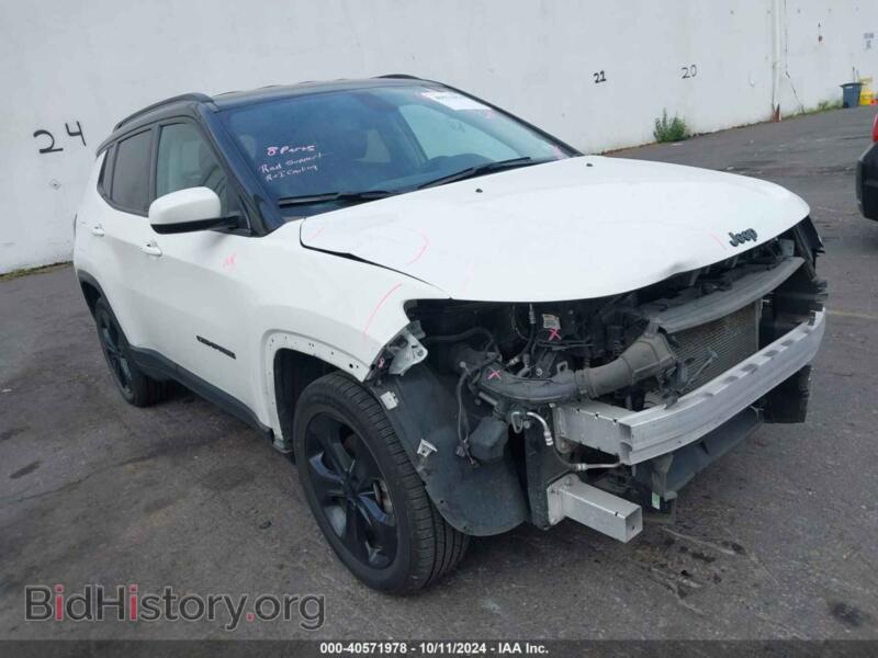 2021 Jeep COMPASS Altitude FWD (VIN 3C4NJCBBXMT587321) — photo 1 of 17, IAAI, damage: front end