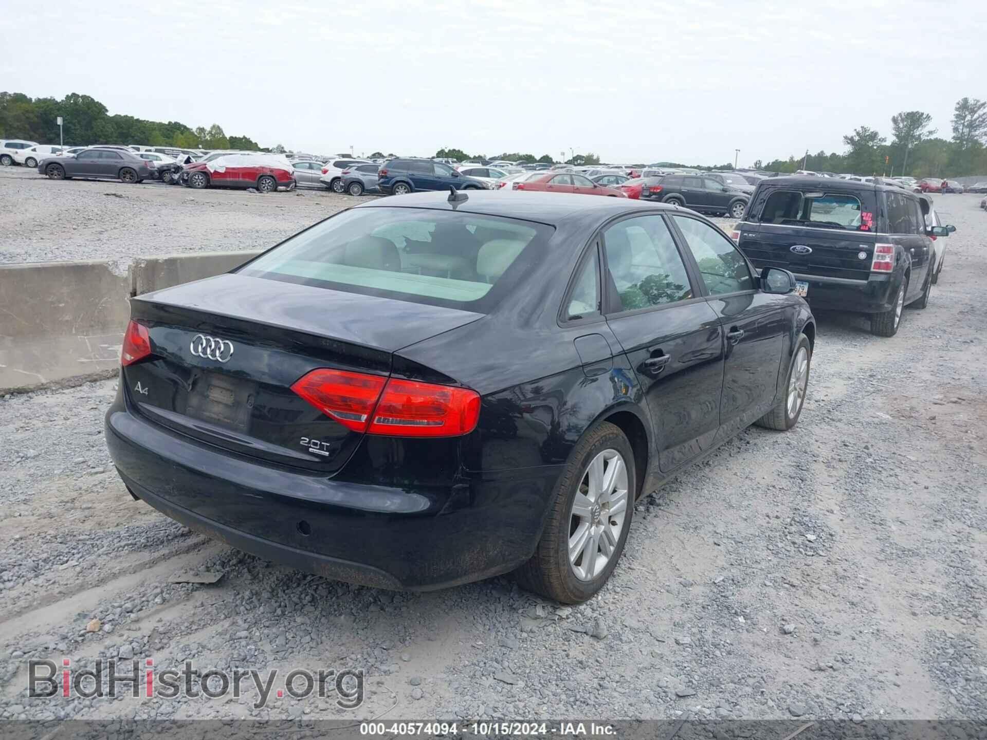 2012 AUDI A4 - VIN: WAUBFAFL6CN005884 - Фото 4