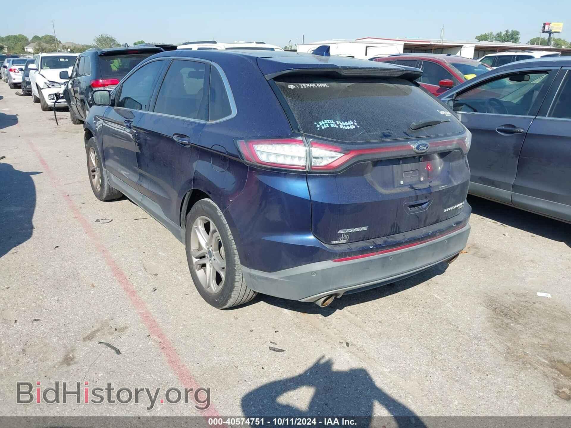 2016 FORD EDGE - VIN: 2FMPK4K88GBB44886 - Photo 3