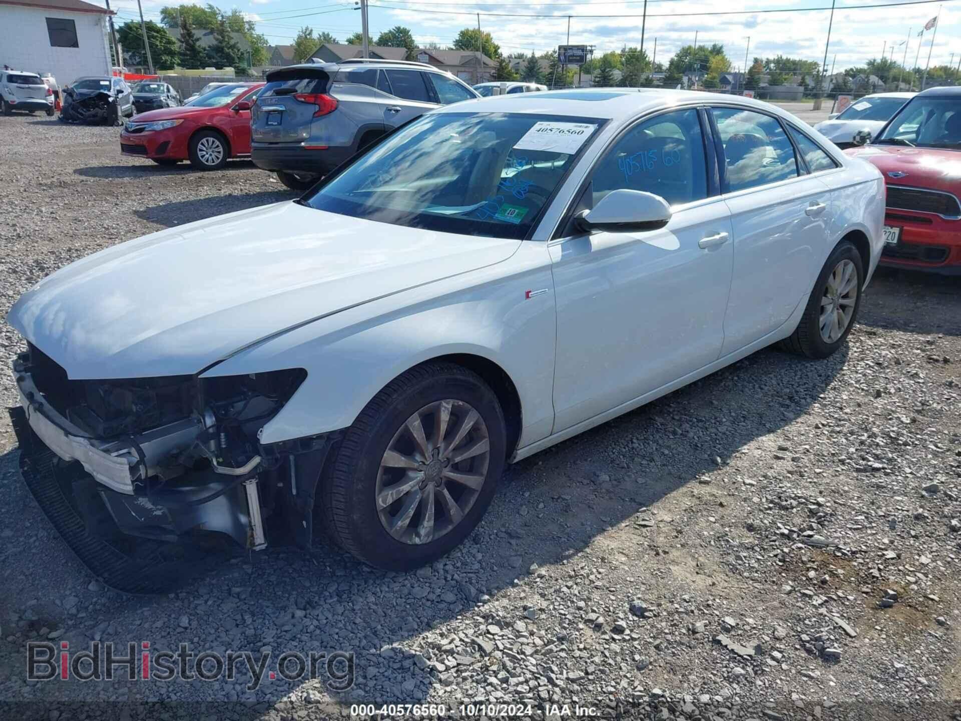 2013 AUDI A6 - VIN: WAUFGAFCXDN129558 - Фото 2