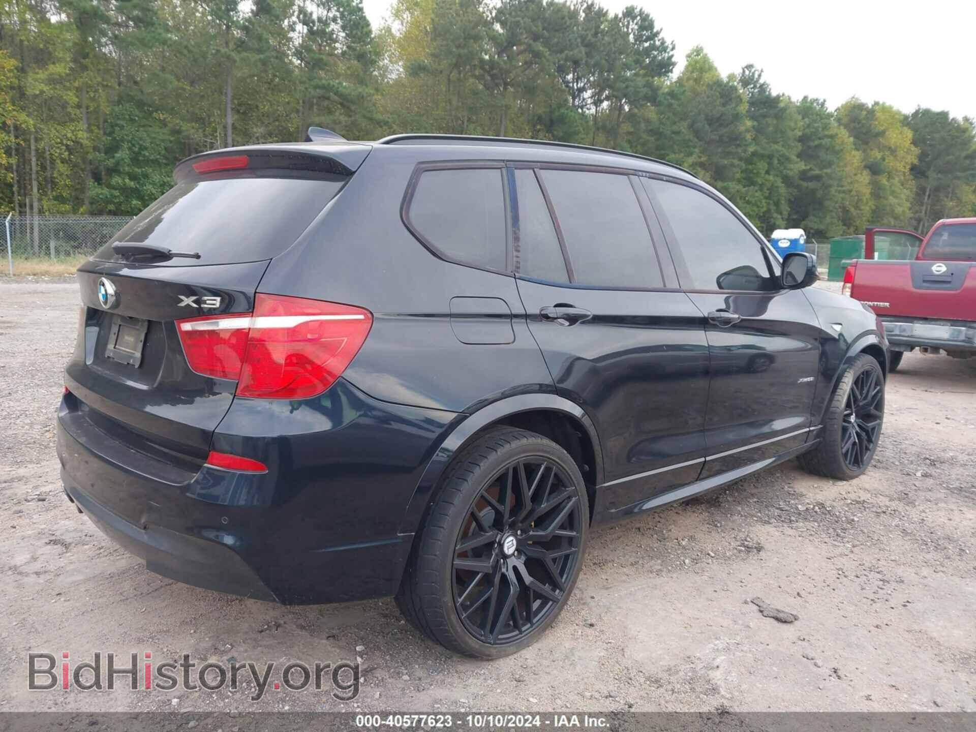 2013 BMW X3 - VIN: 5UXWX9C52D0D06576 - Фото 4