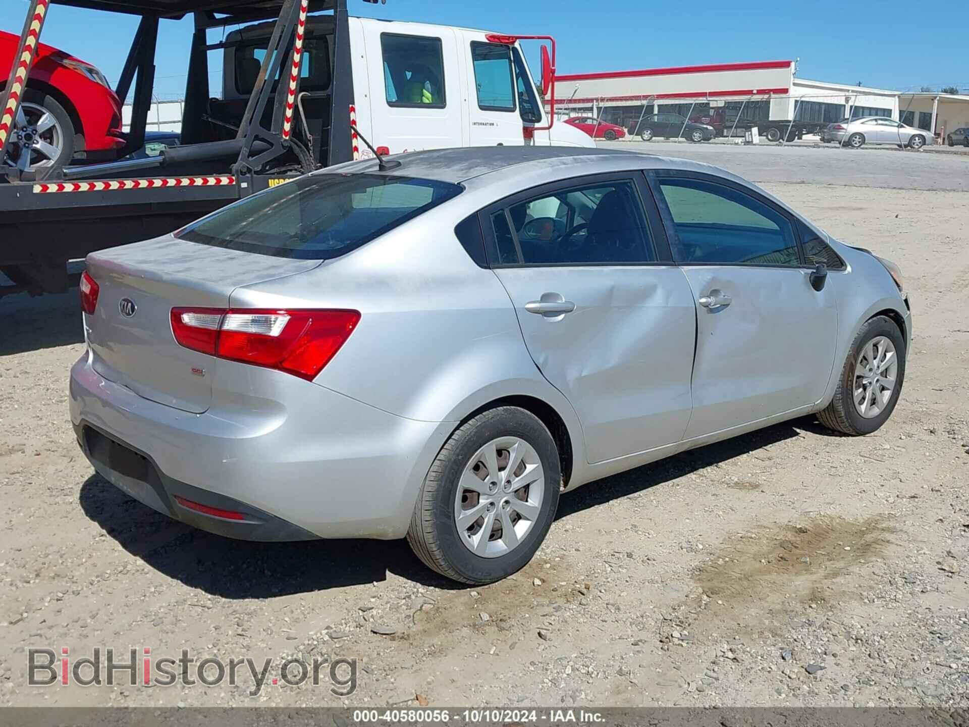 2014 KIA RIO - VIN: KNADM4A35E6385918 - Фото 4