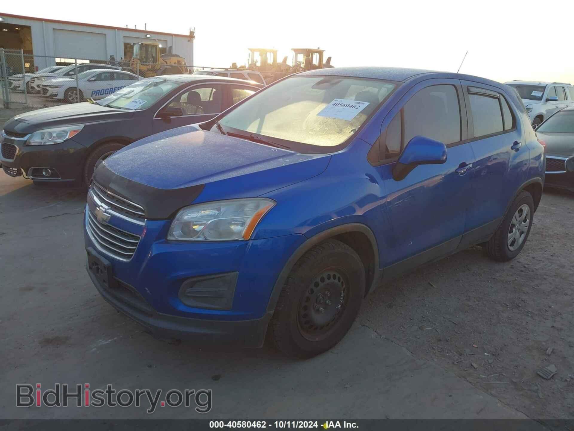 2015 CHEVROLET TRAX - VIN: KL7CJKSB1FB216535 - Фото 2