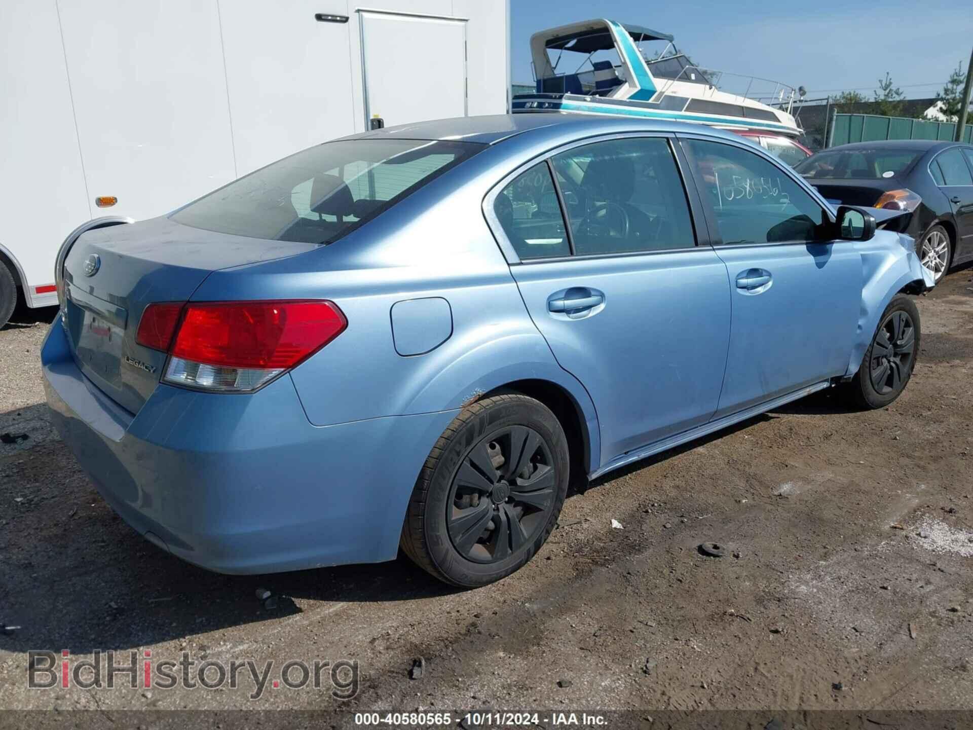 2010 SUBARU LEGACY - VIN: 4S3BMCA60A3247889 - Фото 4