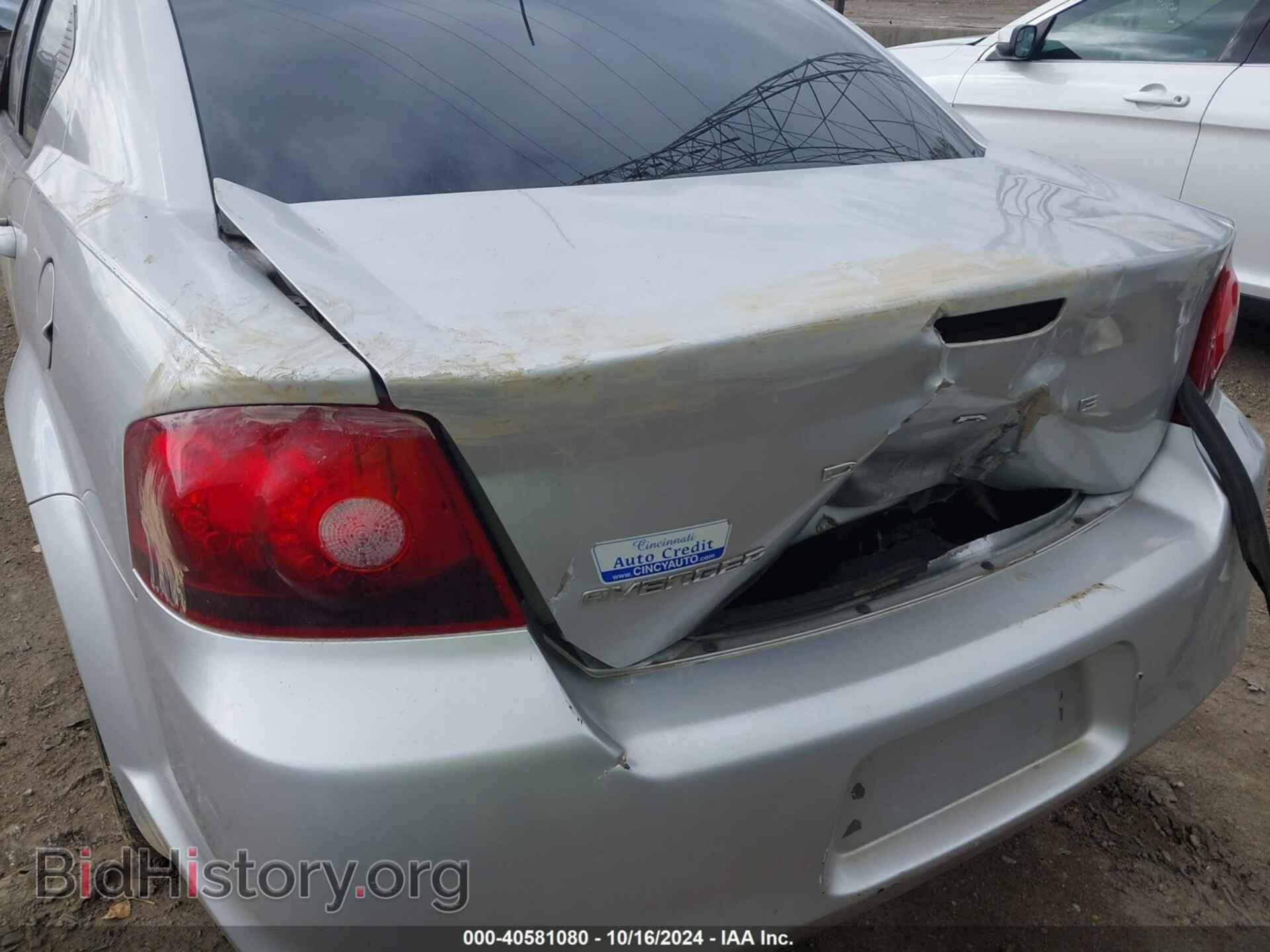 2012 DODGE AVENGER - VIN: 1C3CDZCB8CN161680 - Фото 6