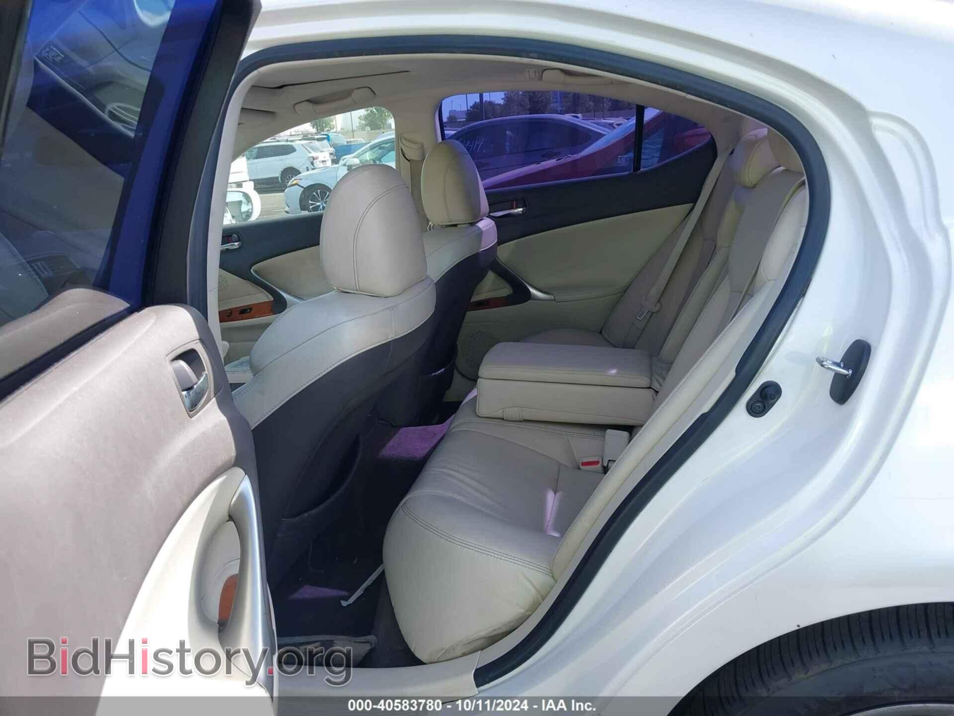 2009 LEXUS IS 250 - VIN: JTHBK262295103412 - Фото 8
