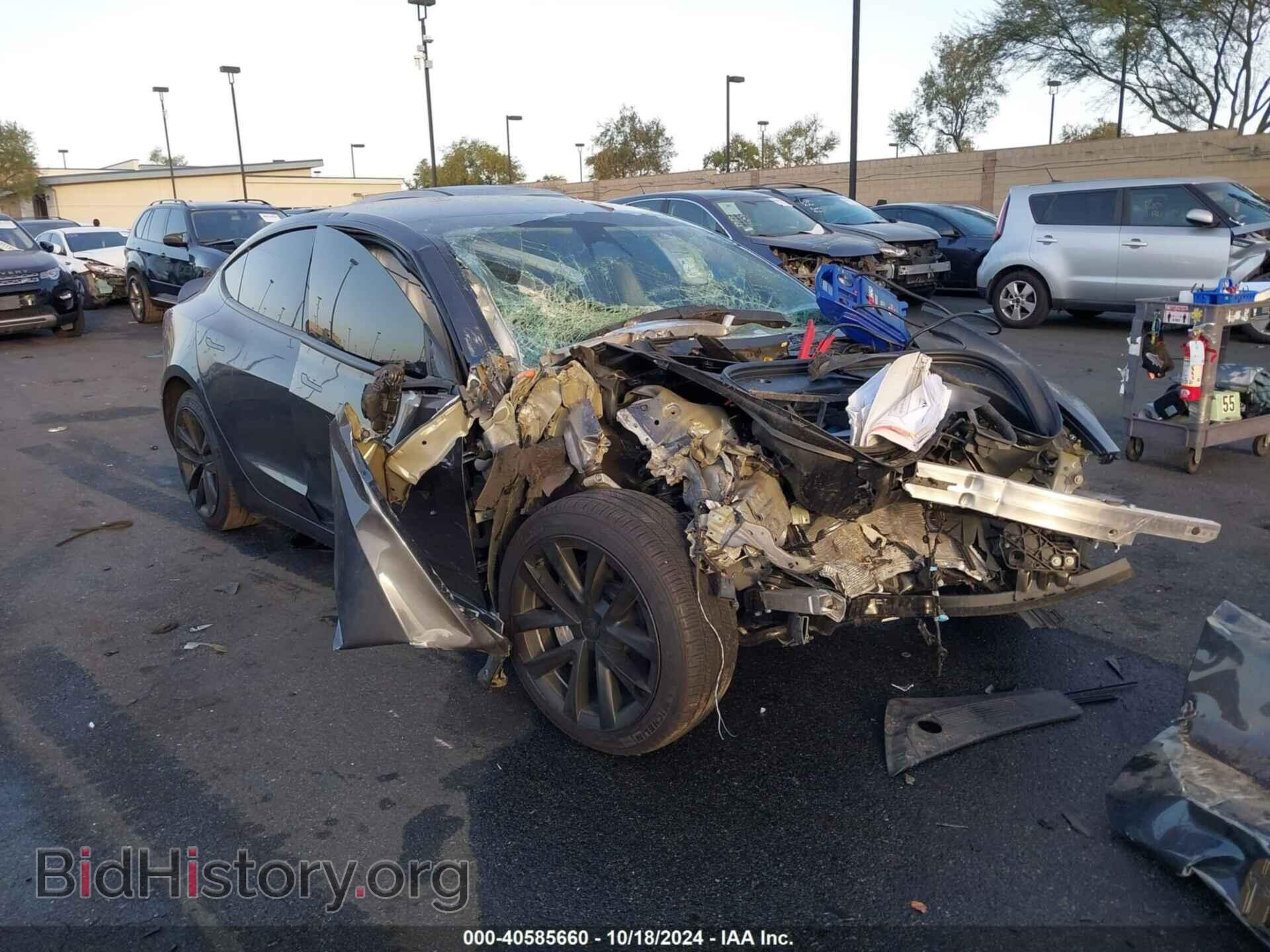 Photo 5YJ3E1EA1PF680587 - TESLA MODEL 3 2023