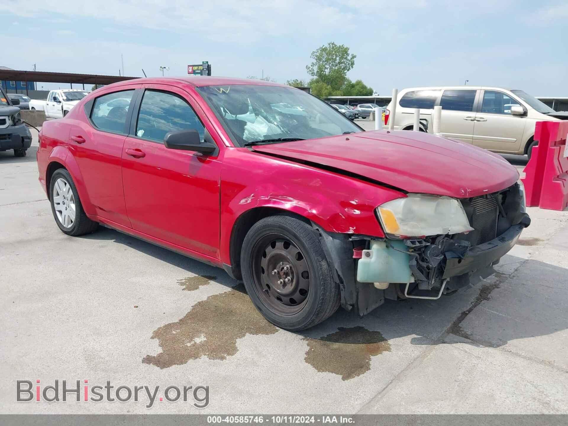 Photo 1C3CDZAB0EN228620 - DODGE AVENGER 2014