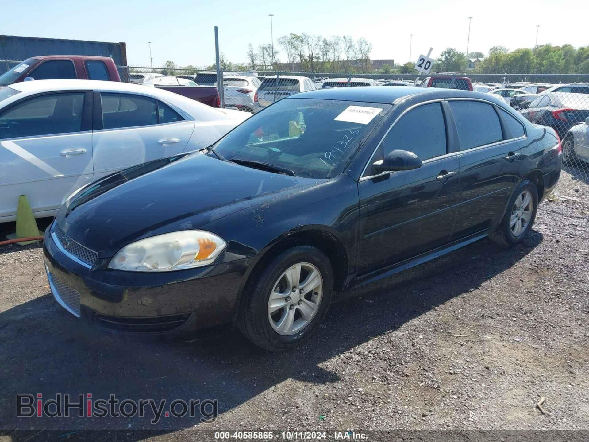 2012 CHEVROLET IMPALA - VIN: 2G1WA5E33C1184326 - Фото 2