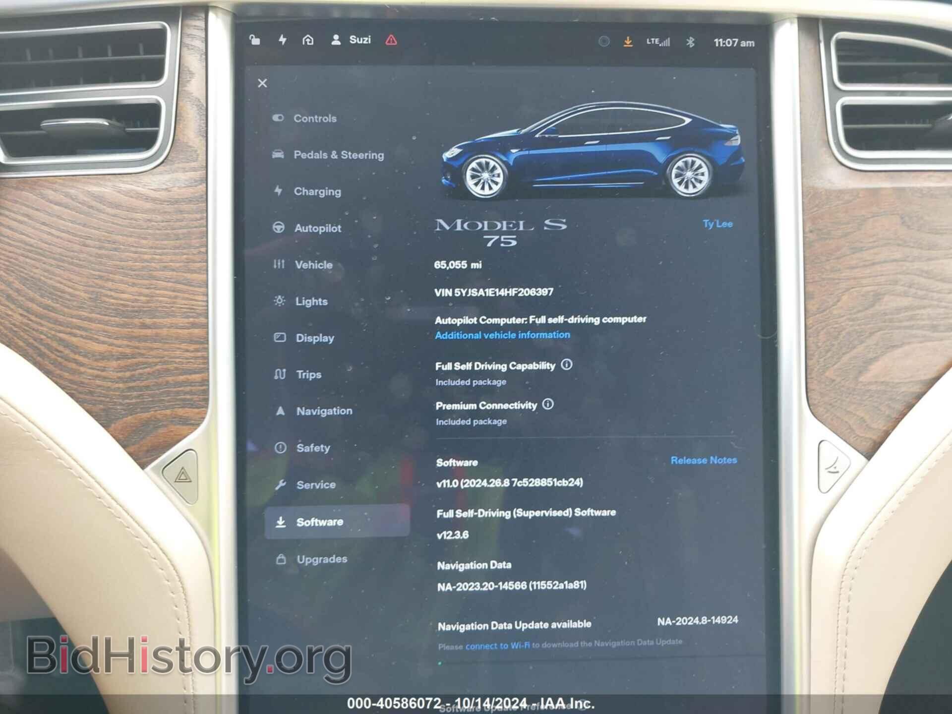 2017 TESLA MODEL S - VIN: 5YJSA1E14HF206397 - Photo 19
