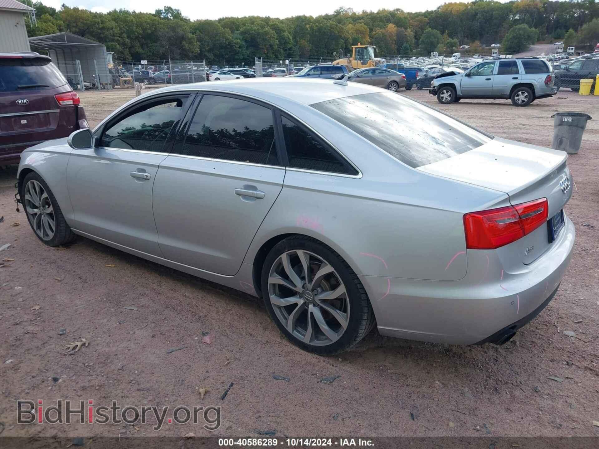 2014 AUDI A6 - VIN: WAUGFAFC6EN053443 - Фото 3